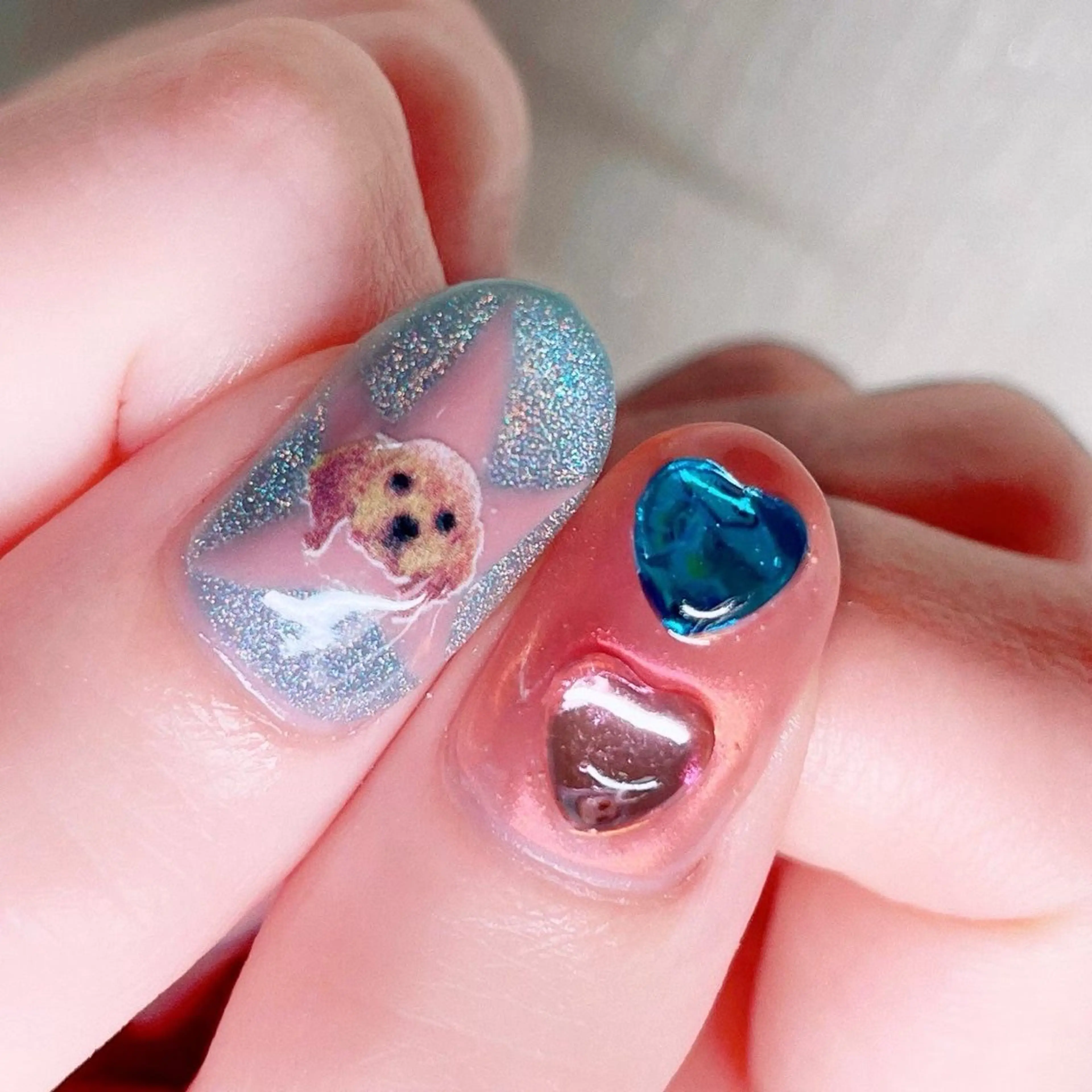 ネイル 長さ出し ハンドネイル Nailist suzuのネイルデザイン