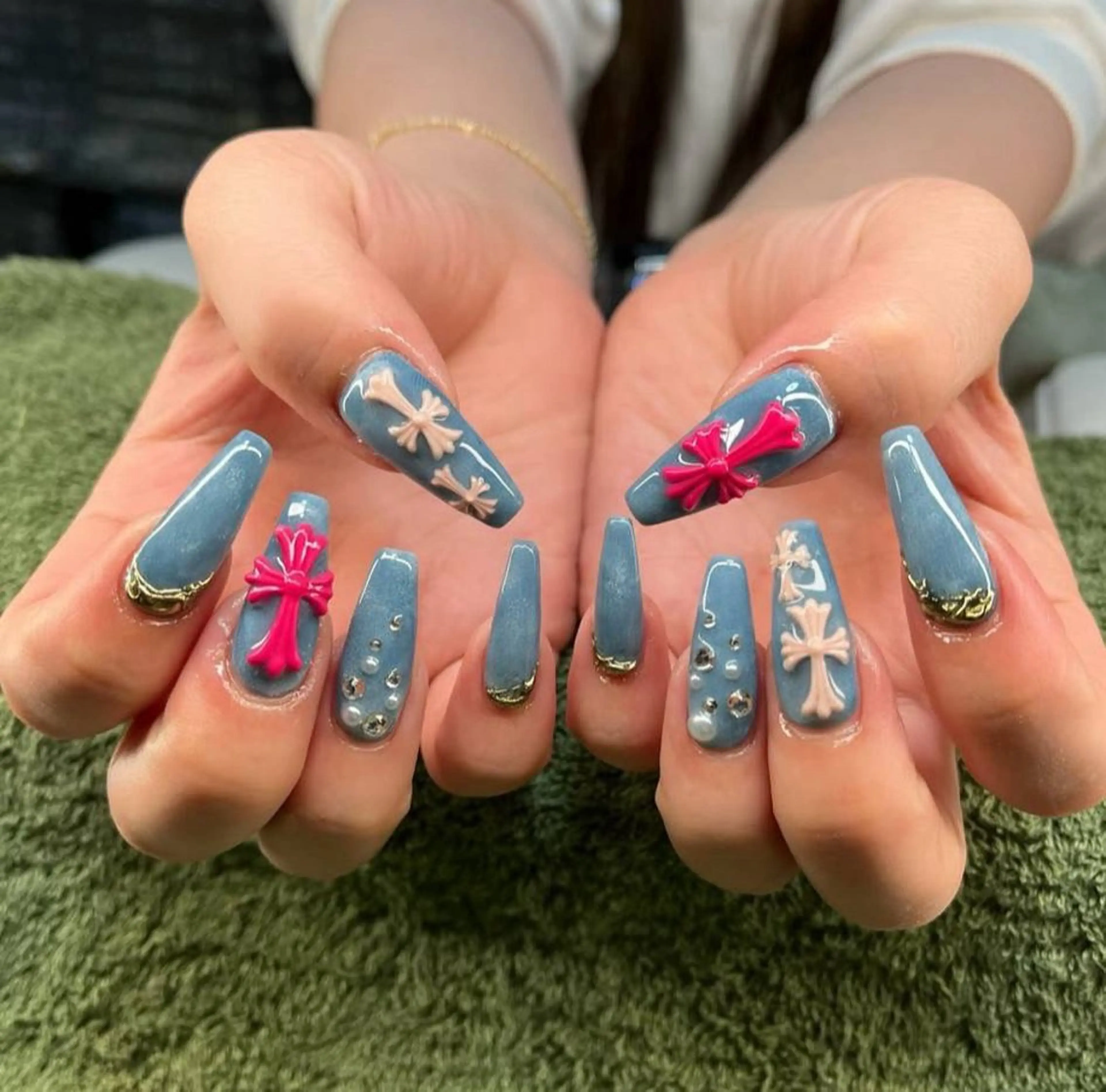 ネイル 長さ出し ハンドネイル フットネイル MHR nailのネイルデザイン