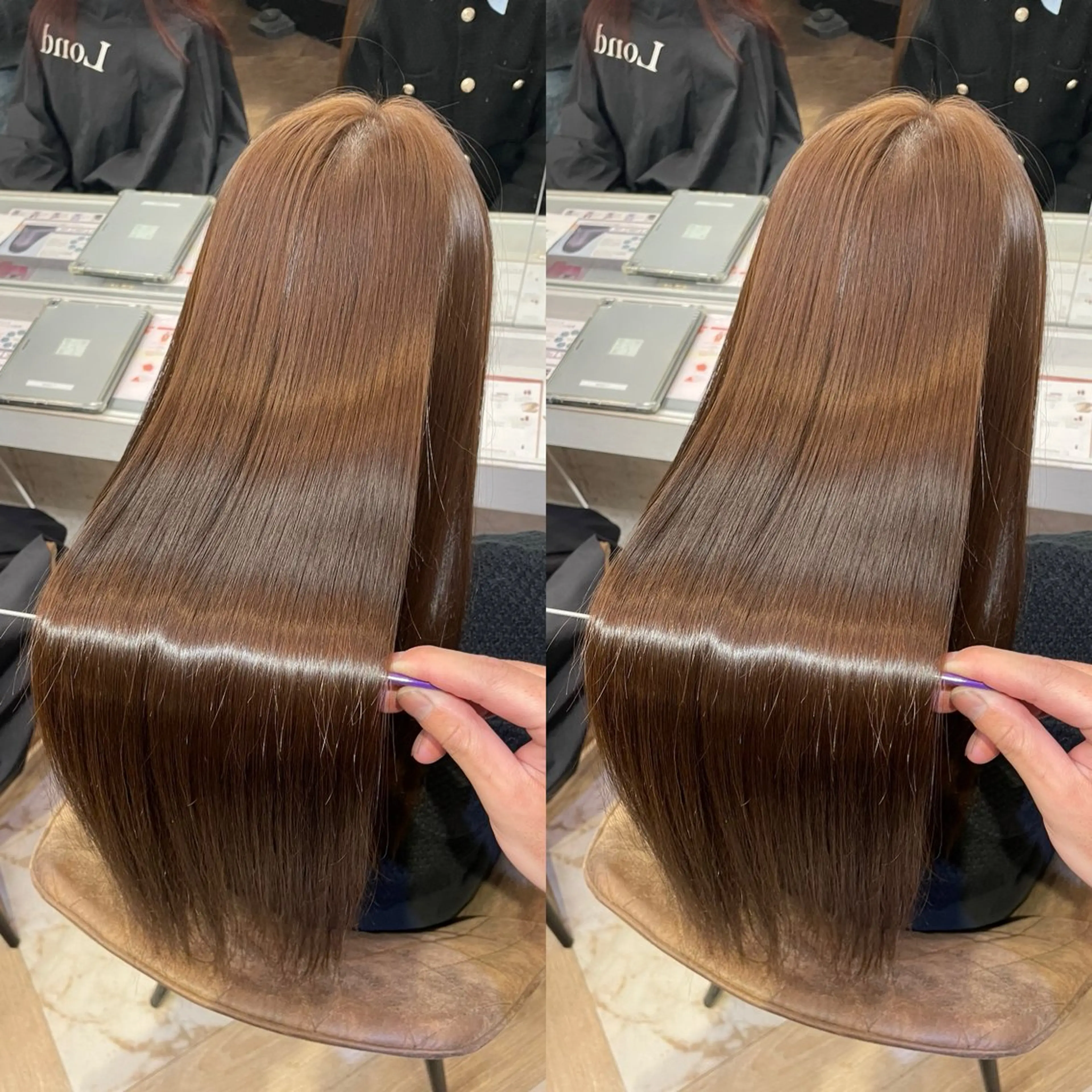 ロング 縮毛矯正/艶カラー 笠原康平のヘアスタイル