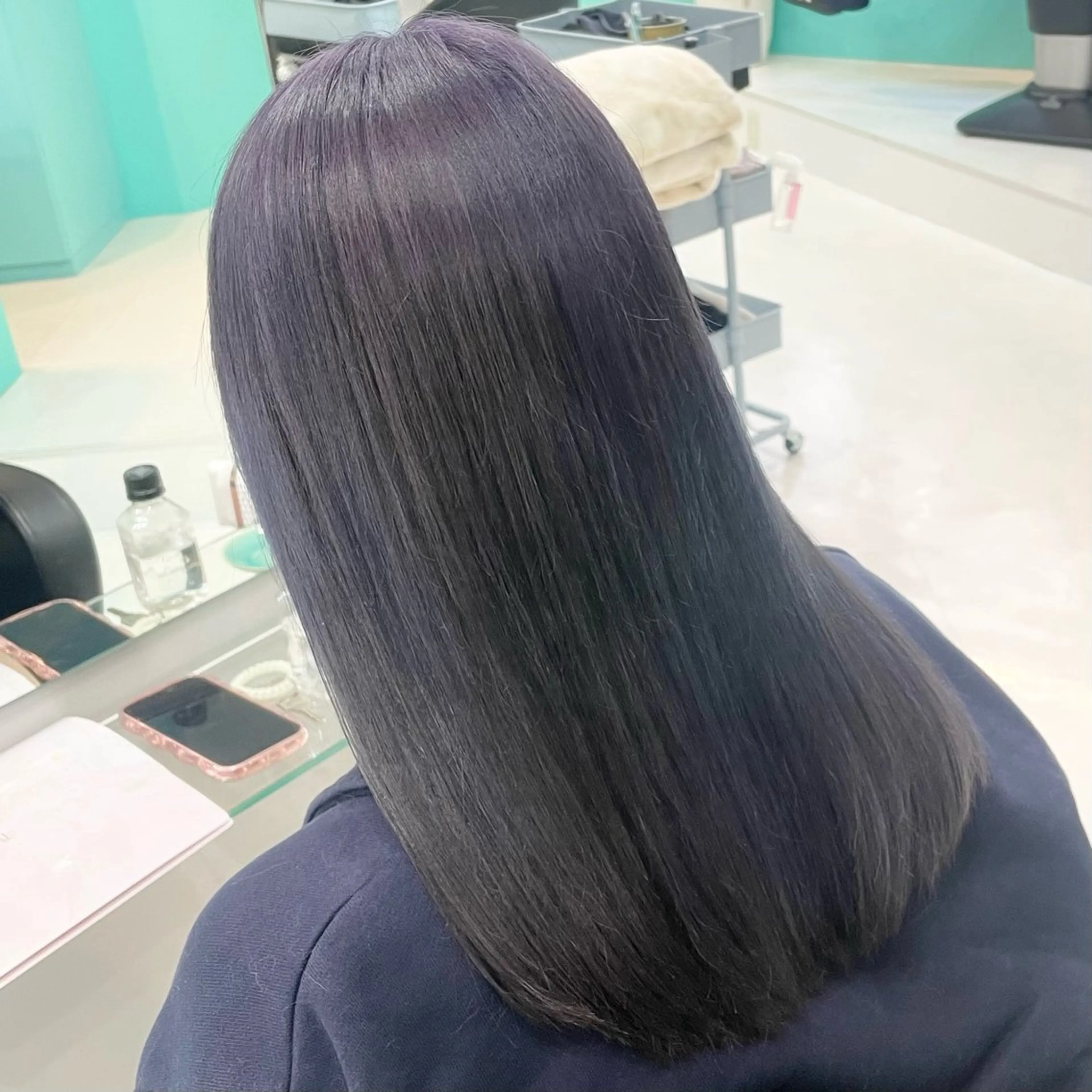 ミディアム カラー ディープラベンダー ラベンダーカラー デザインカラー/ ボブ/Natsukiのヘアスタイル