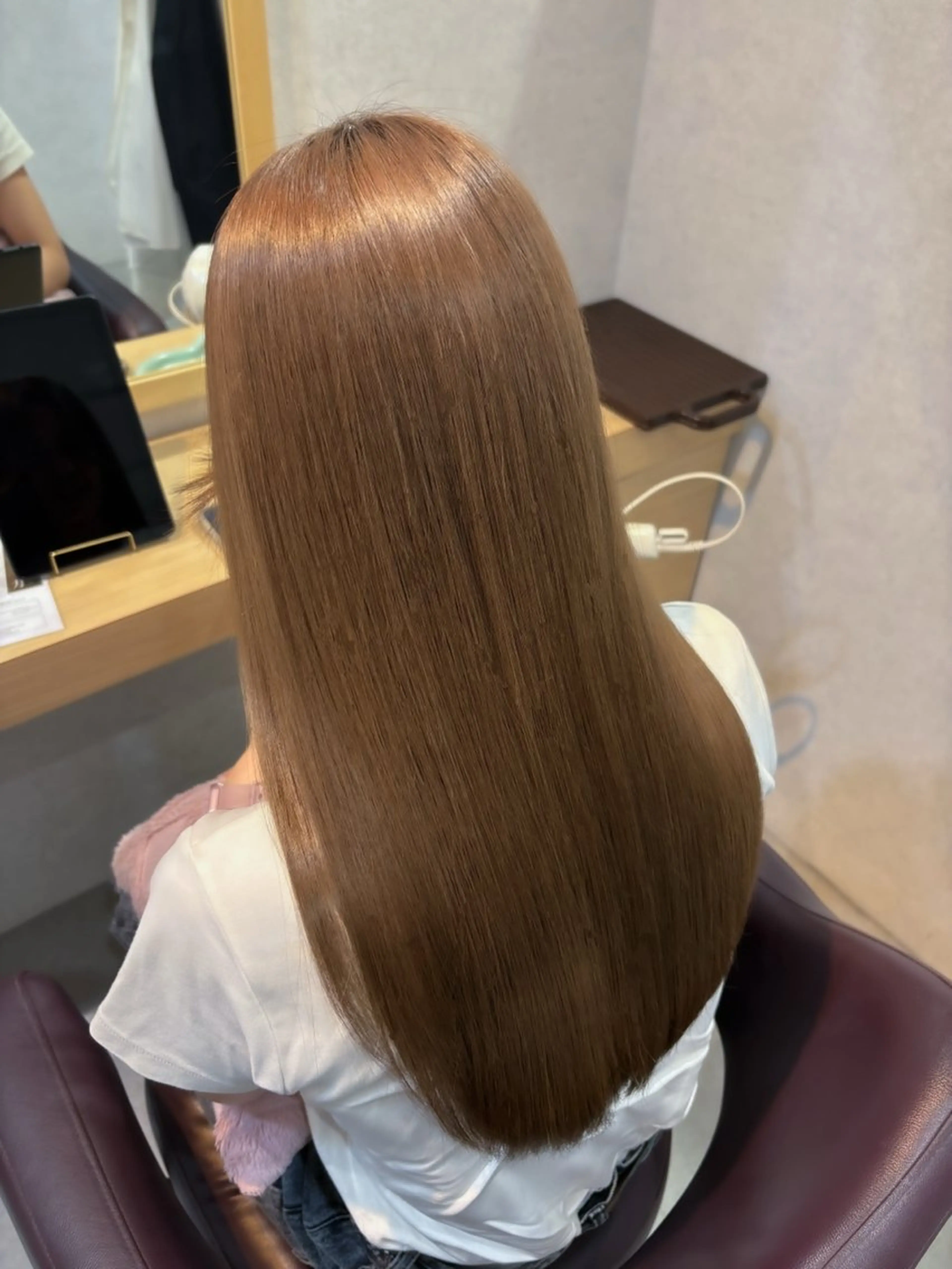 ロング カラー カット ヘアカラー トリートメント ブラウンカラー 🫧tomoka🫧のヘアスタイル