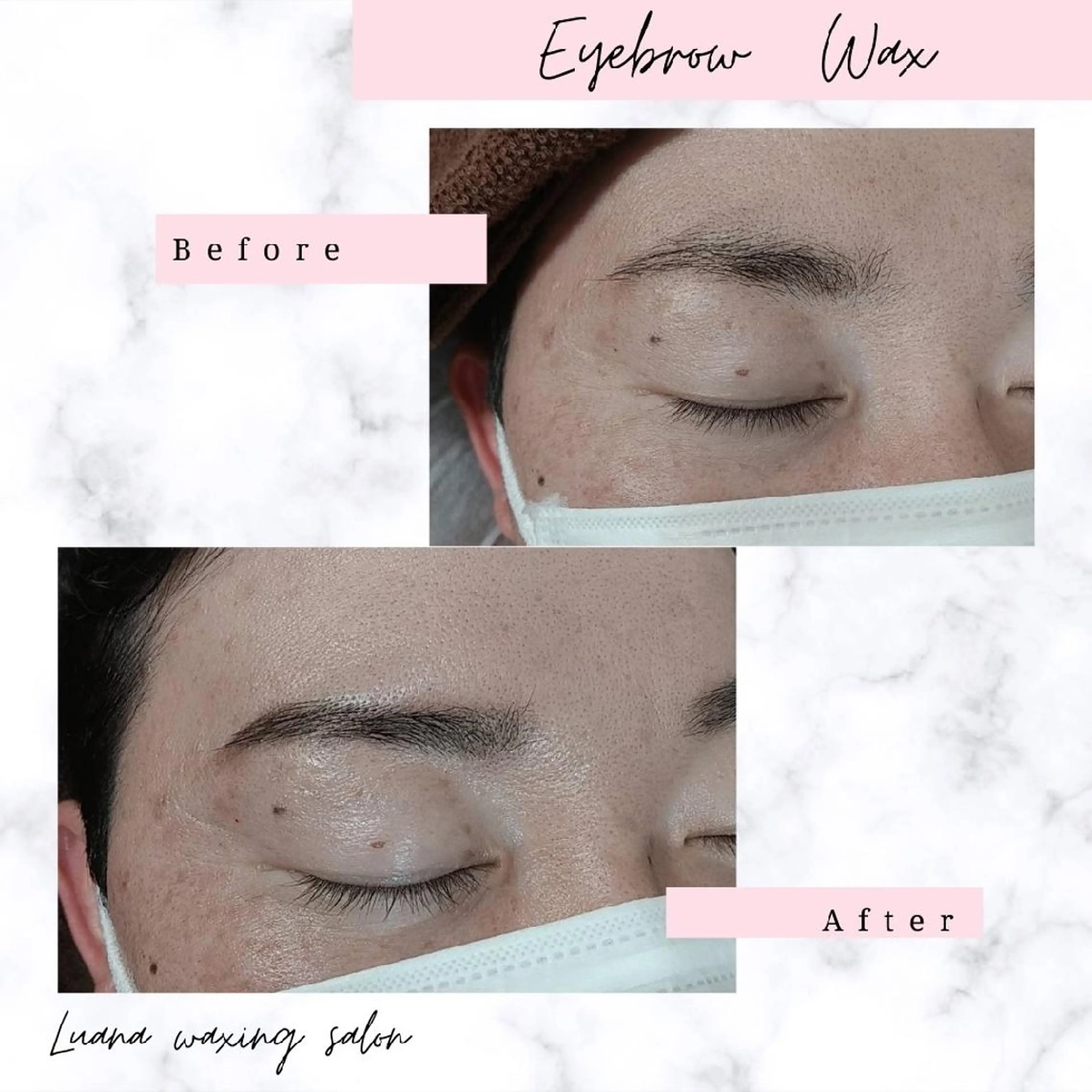 アイブロウ 眉毛ワックス脱毛 Luana wax 🐚根本のエステ・リラクイメージ