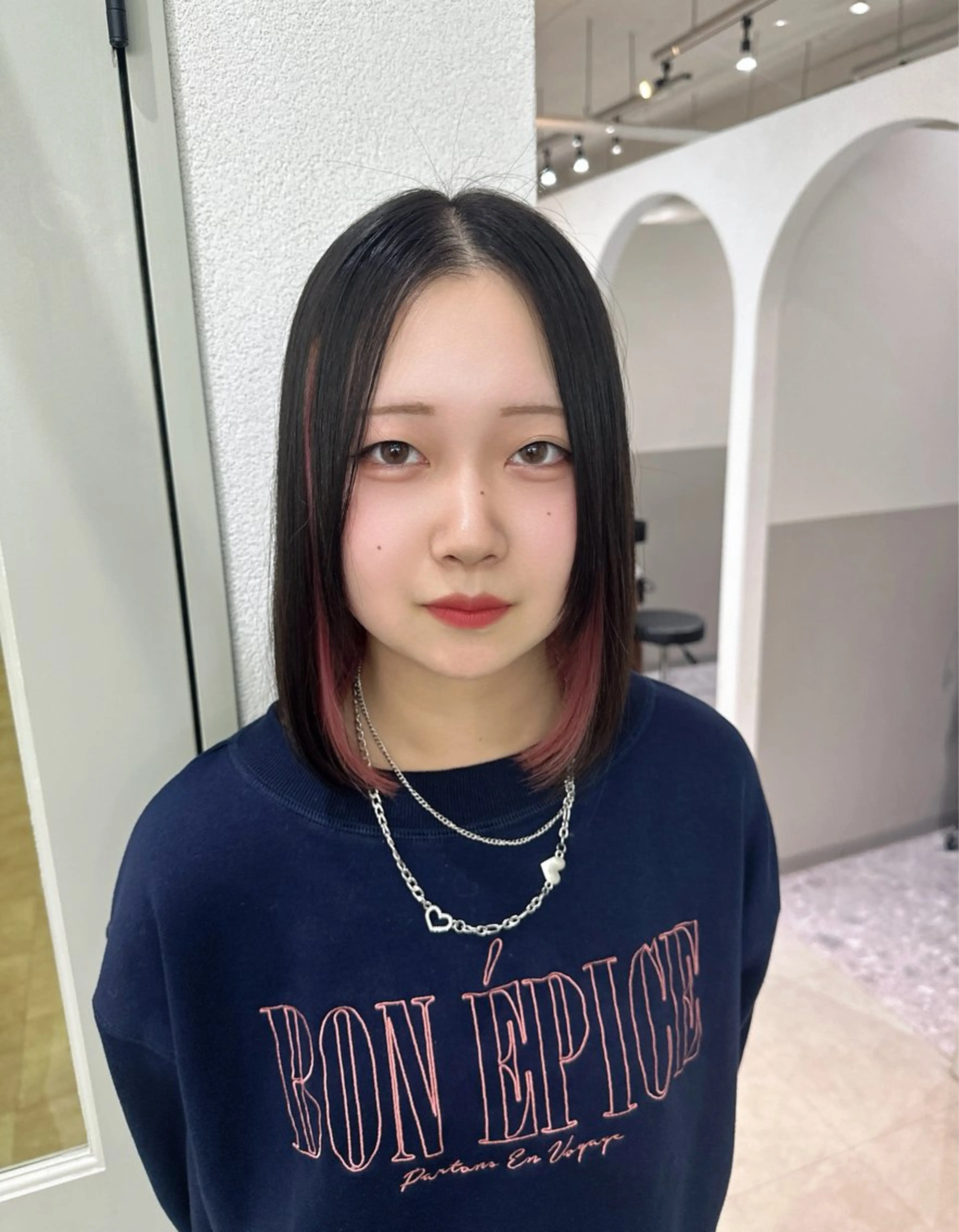 ミディアム カラー カット ヘアカラー トリートメント 🪞個室サロン/韓国 艶髪/keito🪞のヘアスタイル