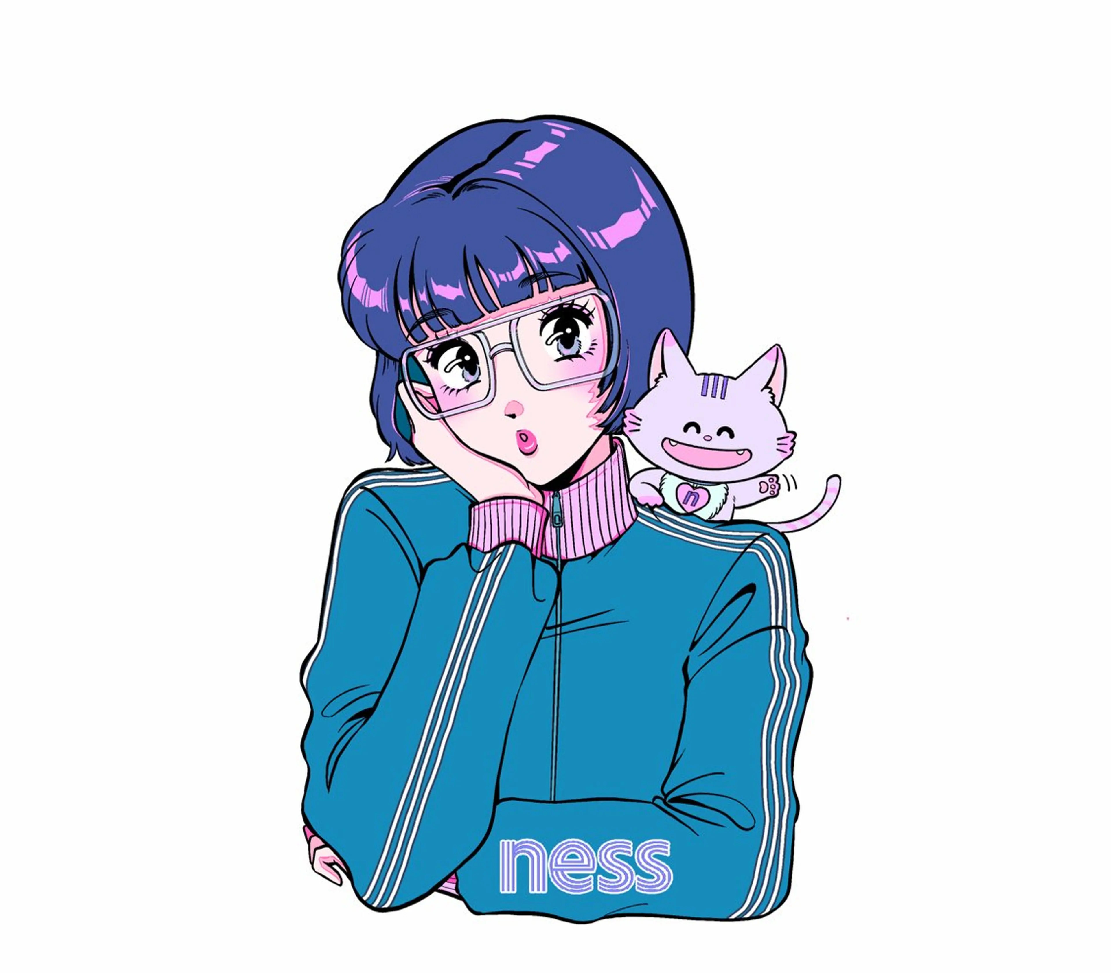 ショート カット ヘアカラー トリートメント nessヤマサキ リュウタのヘアスタイル