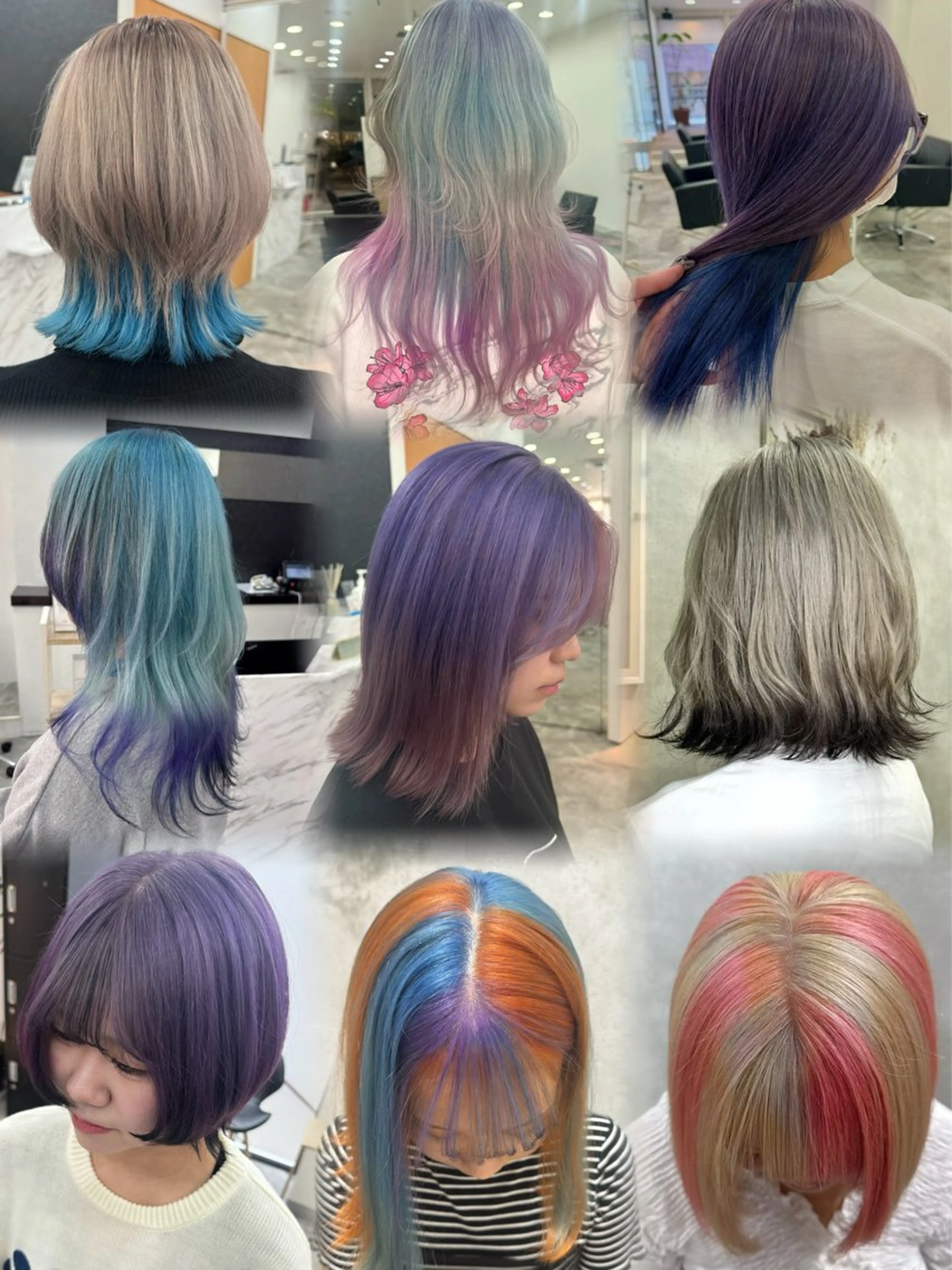 【持ち込み大歓迎】個性派デザインカラー🌈の写真