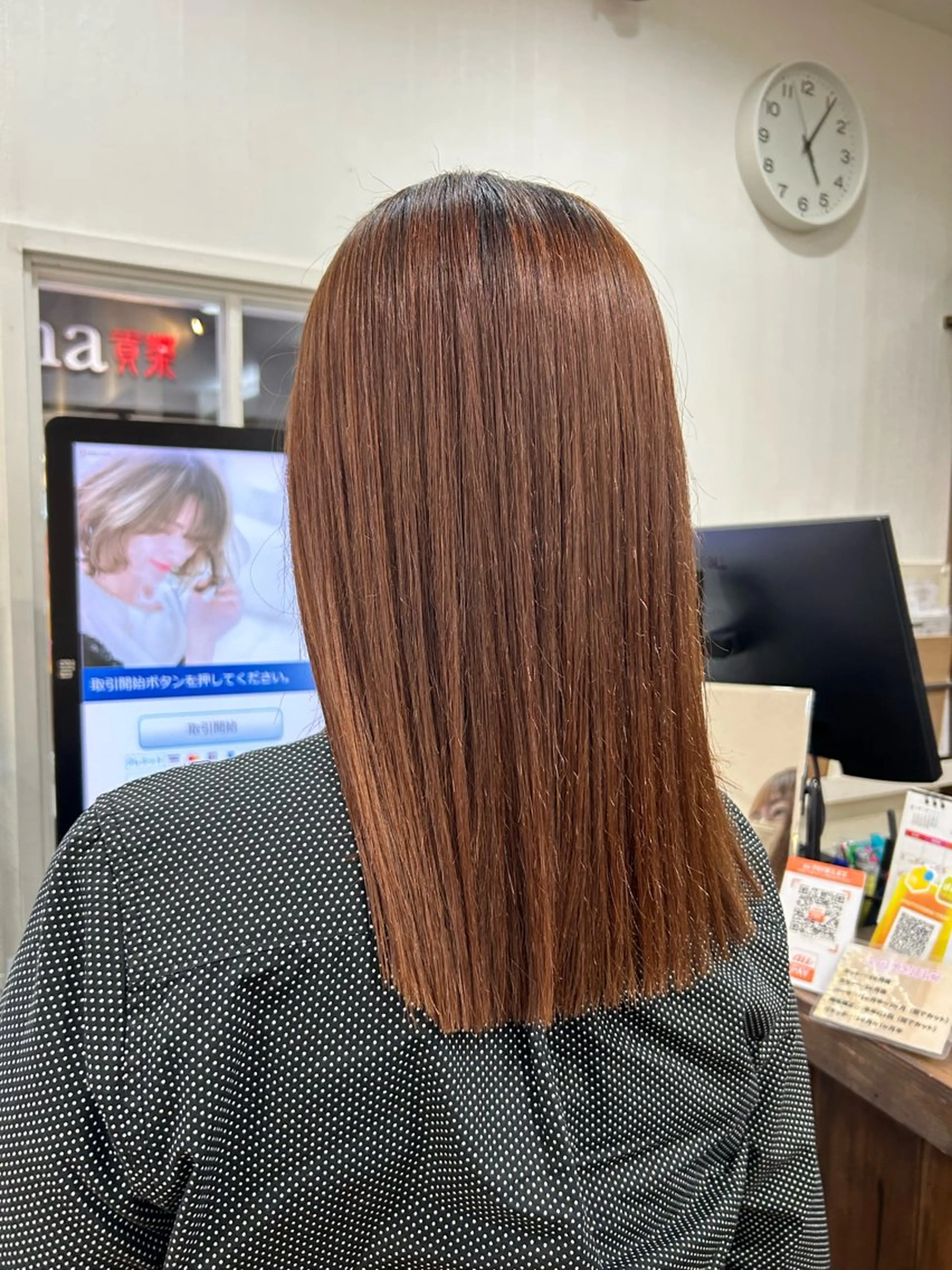 【⟡˖·格安⟡˖·】✂ロングボブカットモデル✂️¥1100でご案内致します✨スタイリストチェックあり⭕の写真