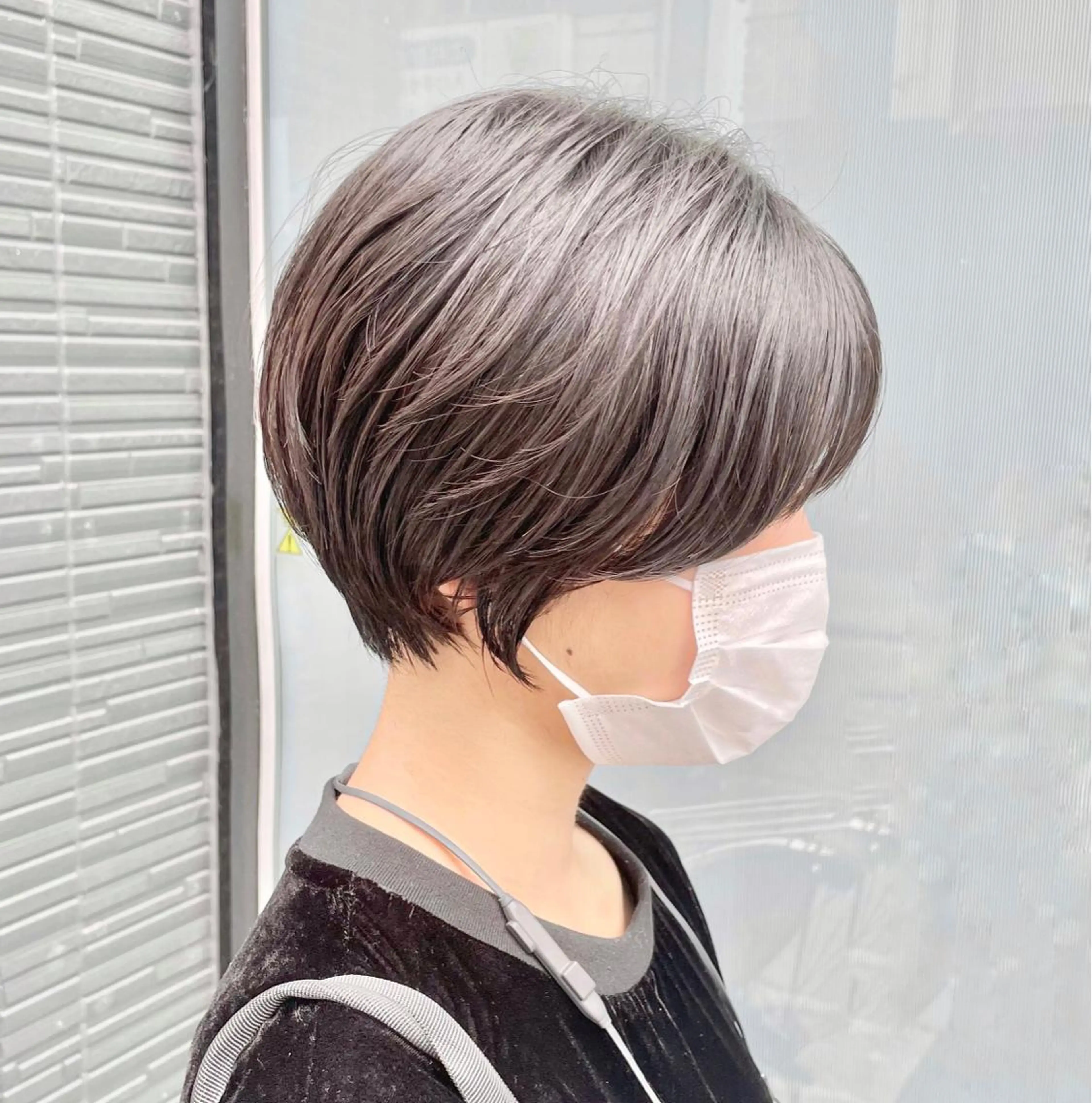 ショート カラー ショートヘア 小顔カット カット ショート/ボブ/ 透明感カラー/ほのかのヘアスタイル