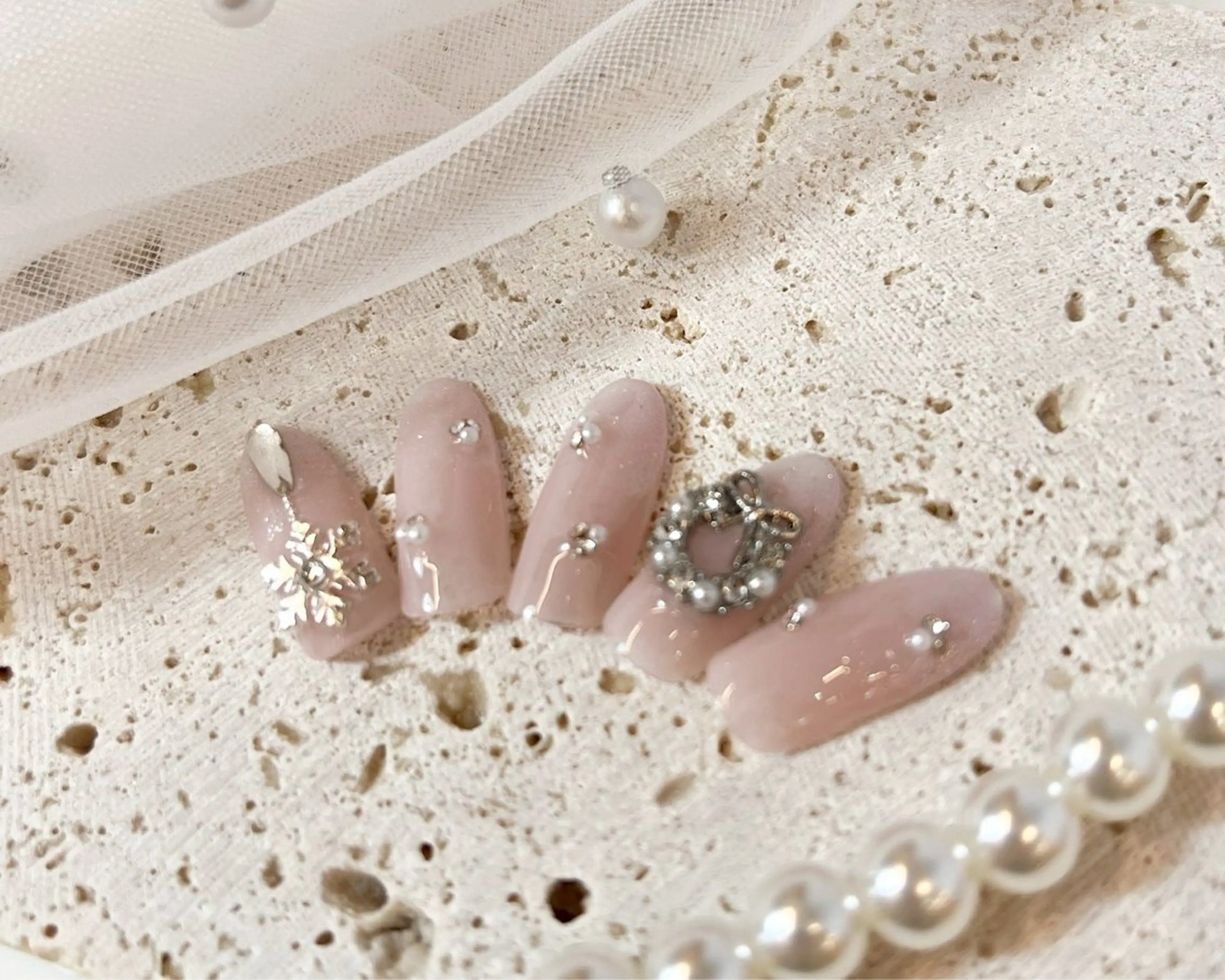 ネイル アートネイル フラッシュネイル フラワーネイル ジェルネイル ガーリー Puti nailのネイルデザイン