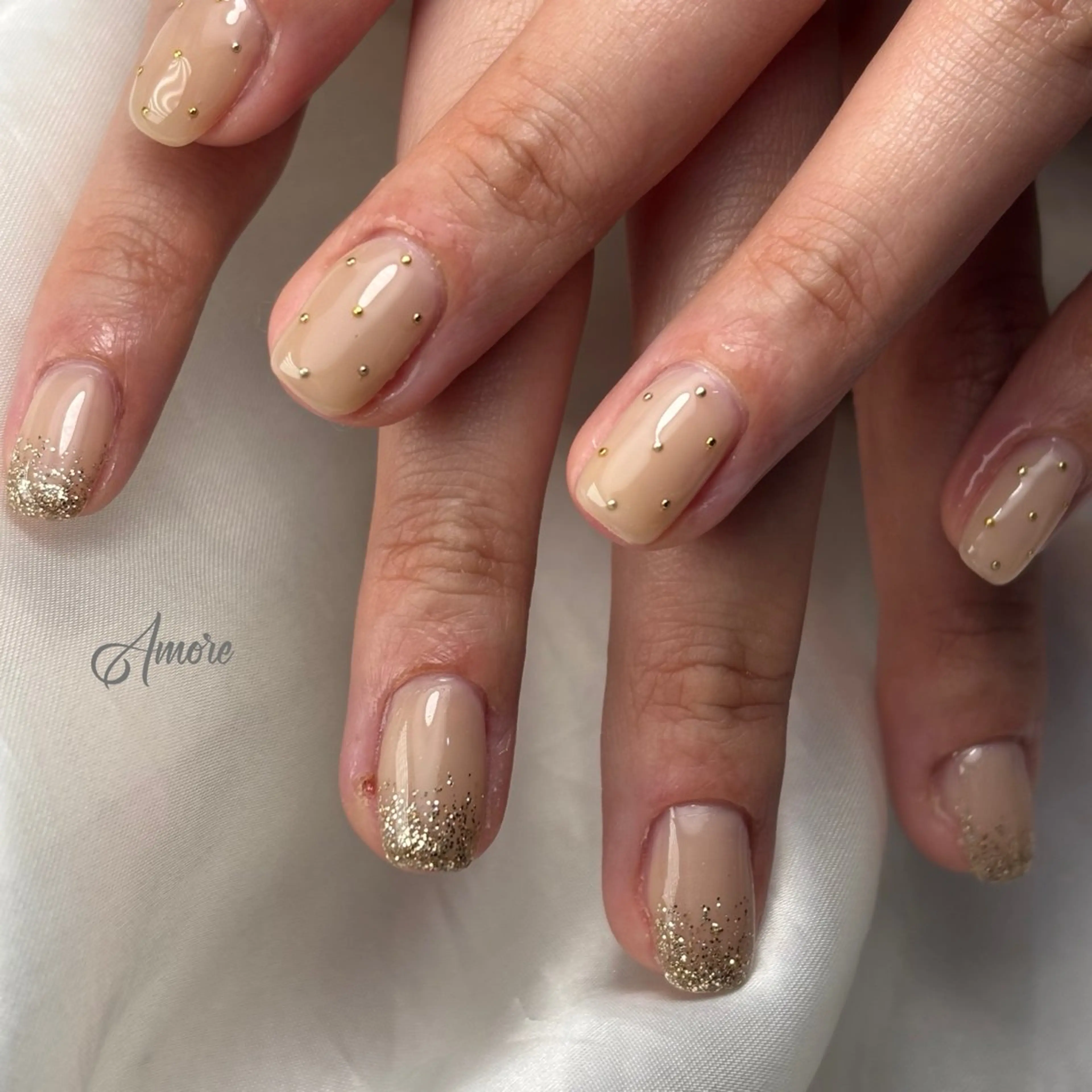 ネイル ジェルネイル キラキラネイル 韓国ネイル マグネットネイル パラジェル You kyehwaのネイルデザイン