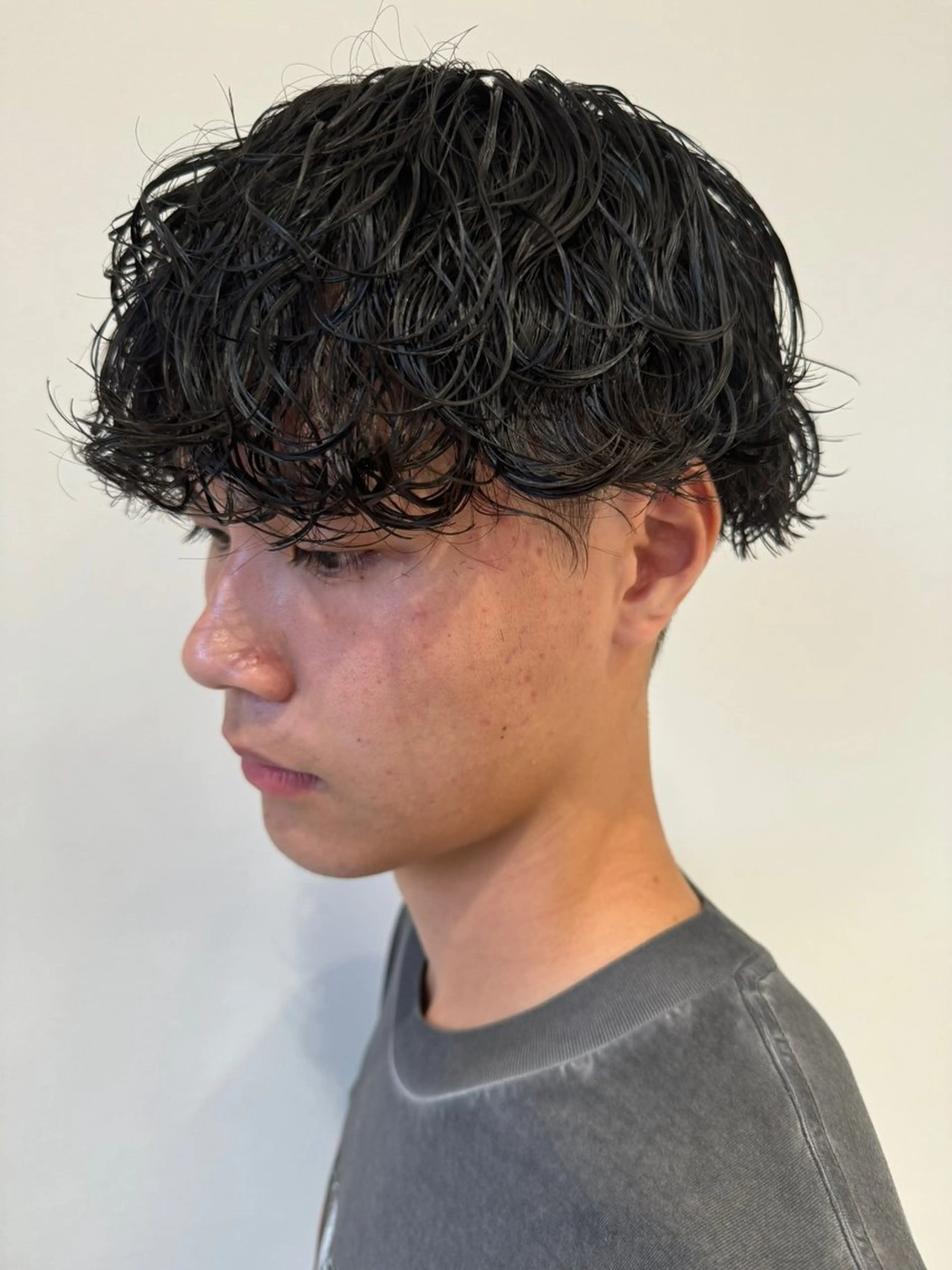 ショート パーマ メンズ メンズパーマ スパイラルパーマ カット パーマ メンズパーマ特化/ メッシュ/薫/店長のヘアスタイル