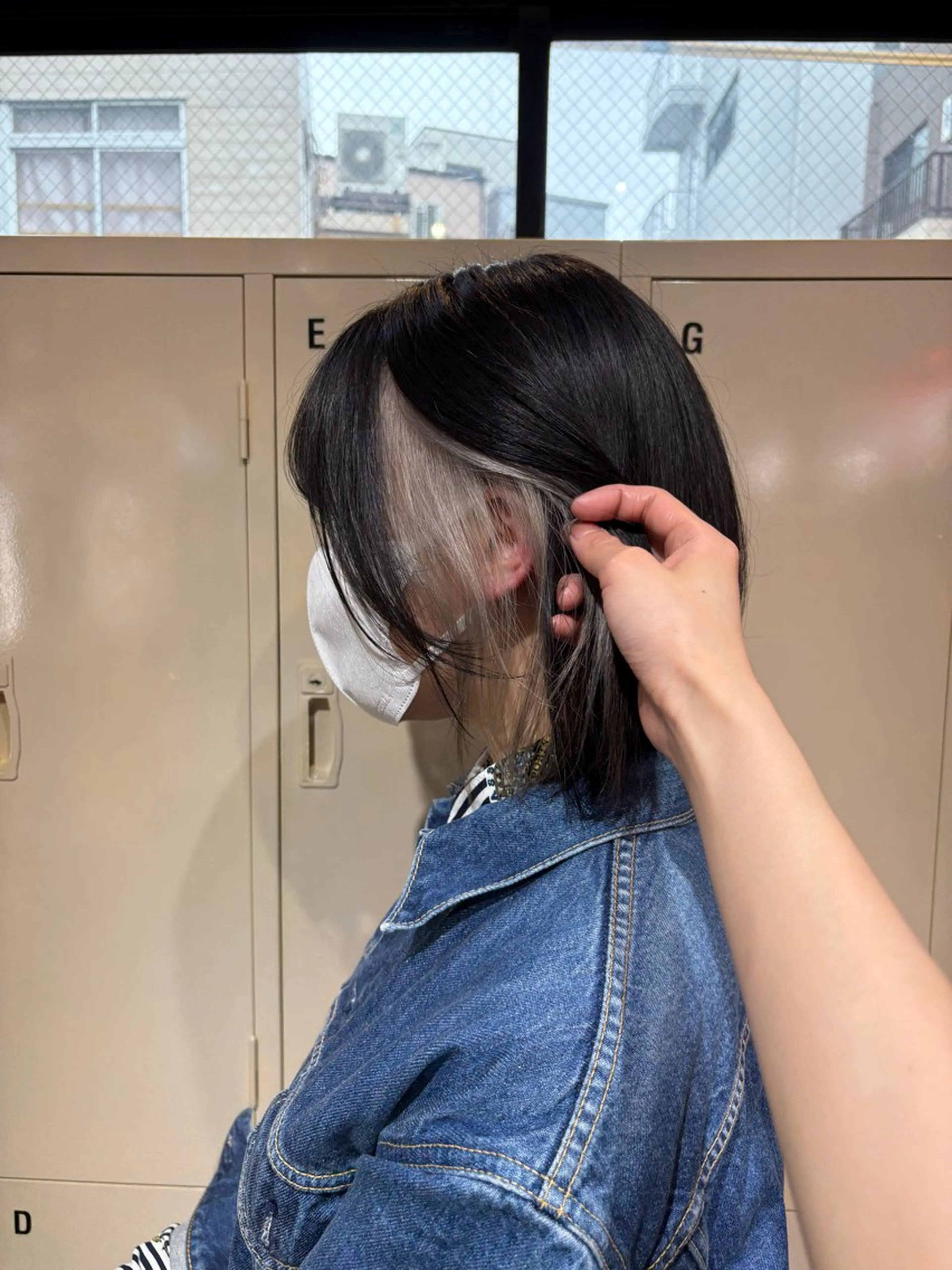 ミディアム カラー ヘアカラー トリートメント 🧤高明度ハイトーン 🧤莉音のヘアスタイル