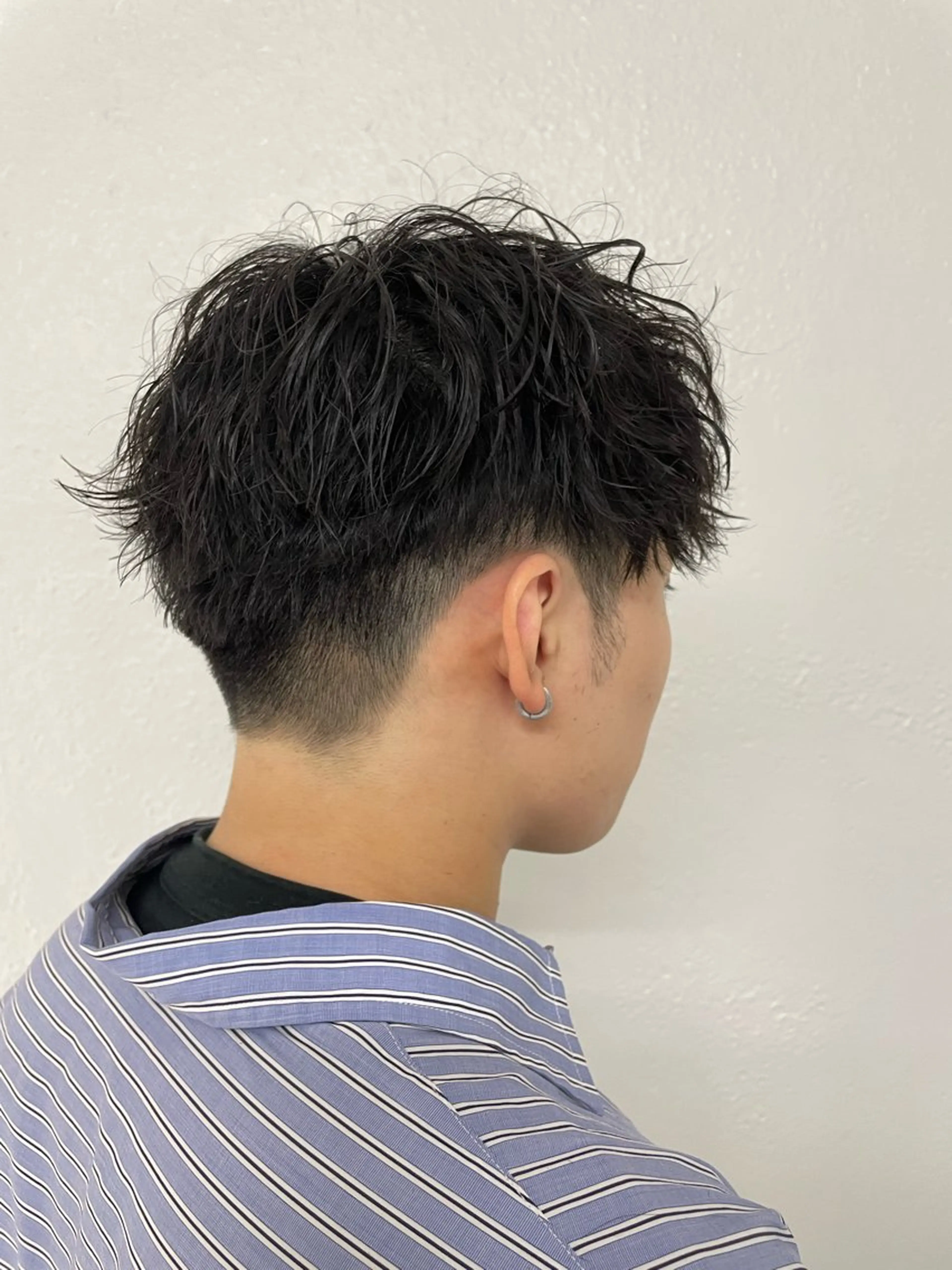 ミディアム ミディアムパーマ 國井 誠のヘアスタイル