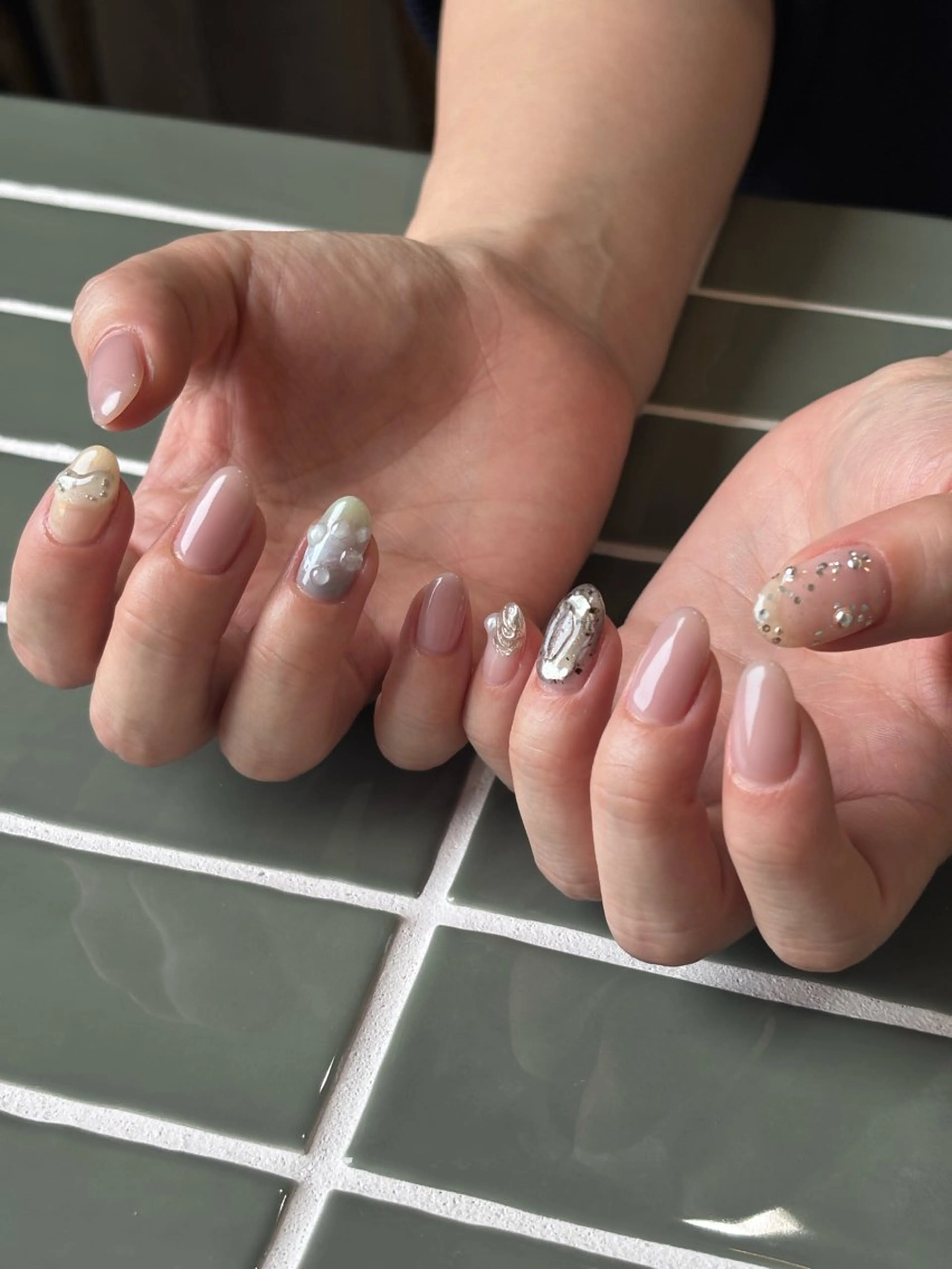 ネイル シンプルネイル SOL所属・SOL　nail イマナカのネイルデザイン
