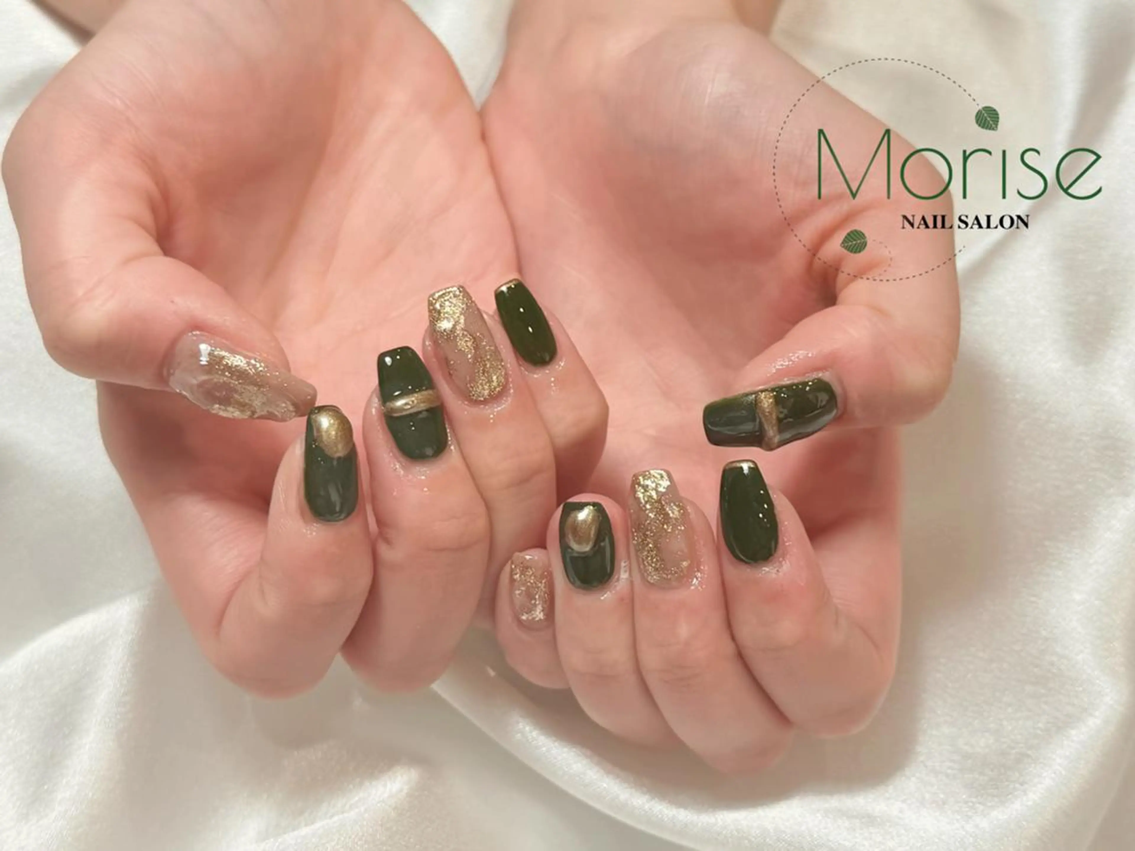 ネイル 長さ出し フレンチネイル ジェルネイル ガラスフレンチ 韓国ネイル MoriseNail Jr研修💜イシダのネイルデザイン