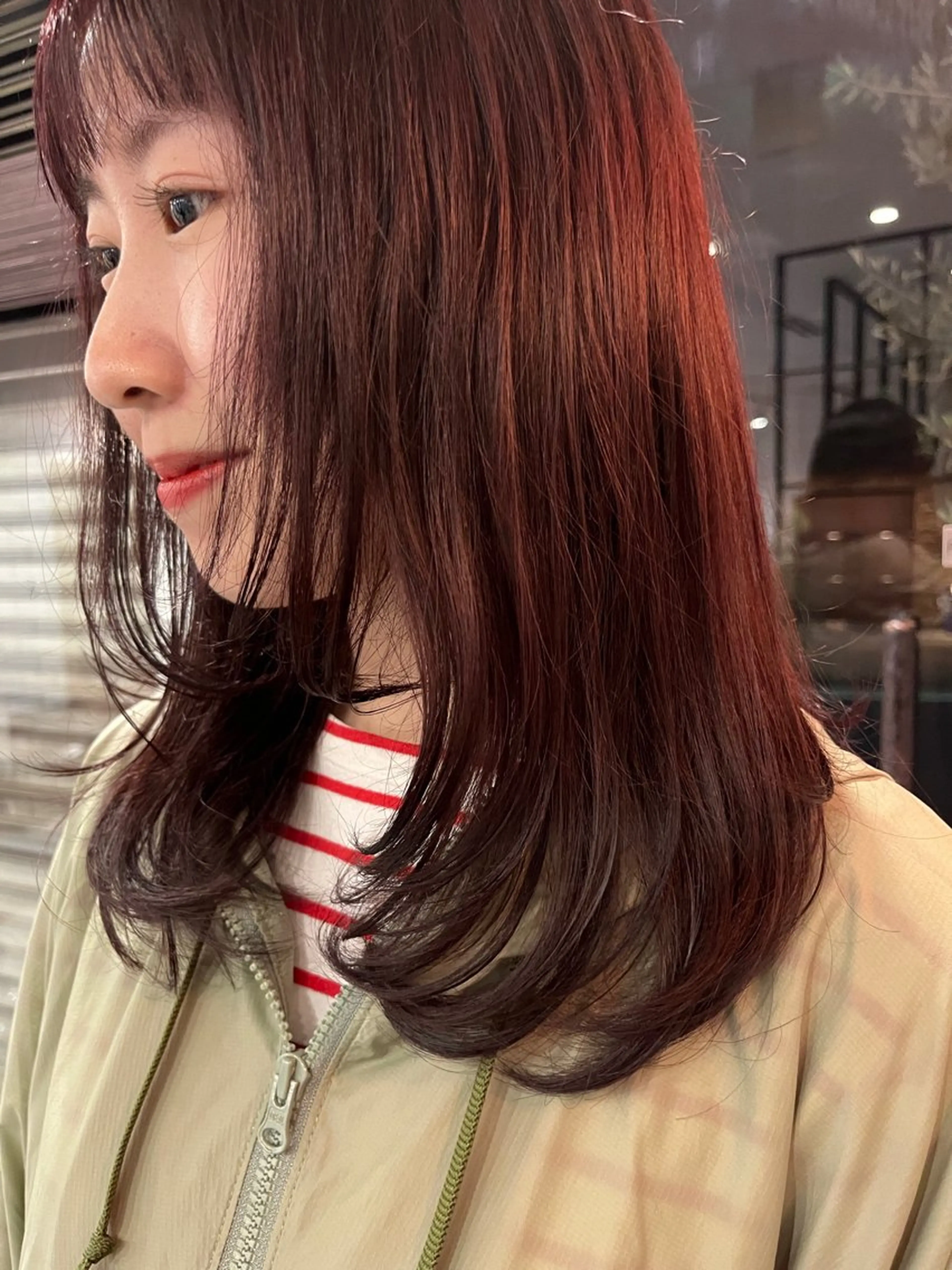 レイヤースタイルカットの写真