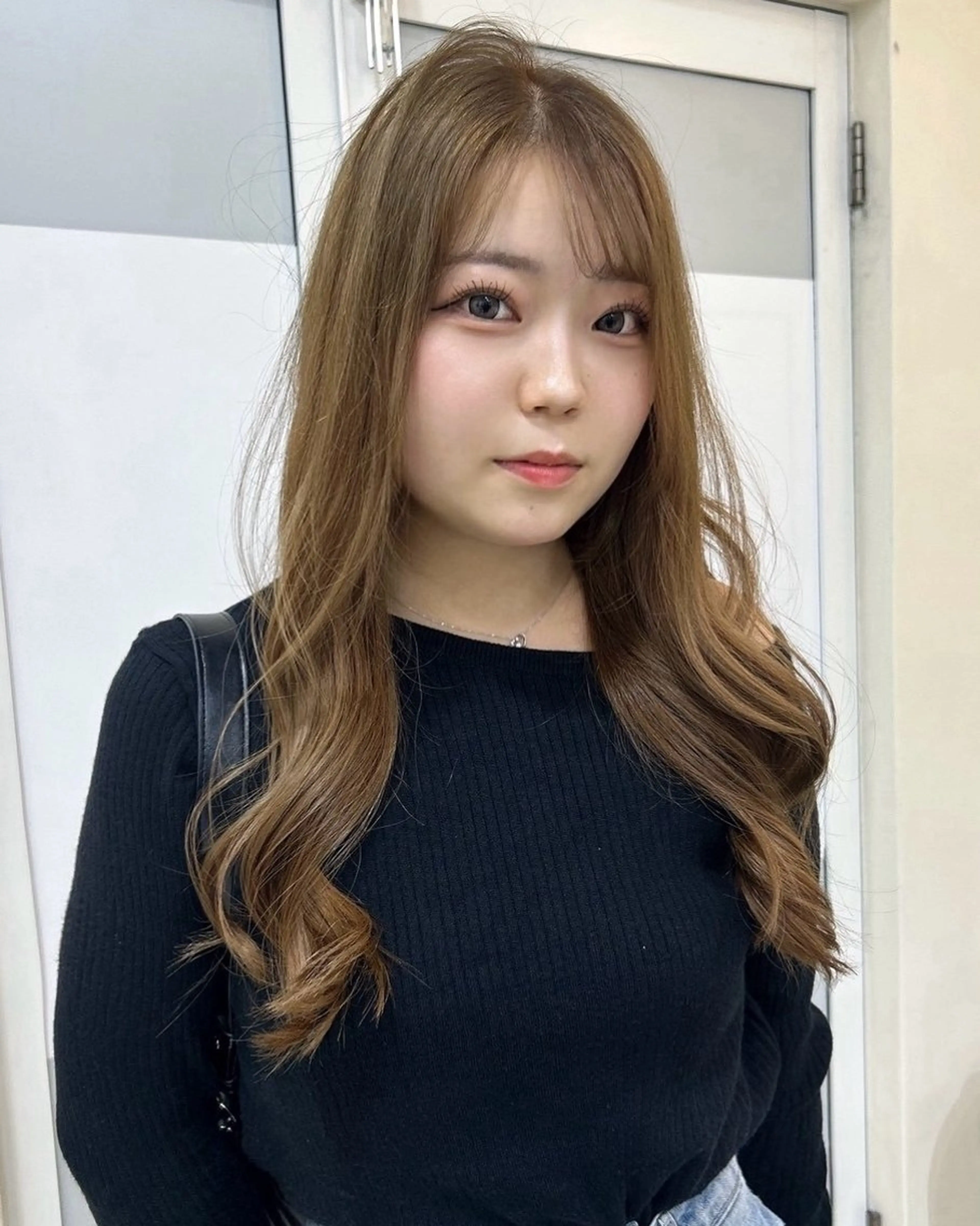 ロング 韓国風ヘア カット ヘアカラー 🤍爆モテハイトーン 🤍ブリーチ特化🤍のヘアスタイル