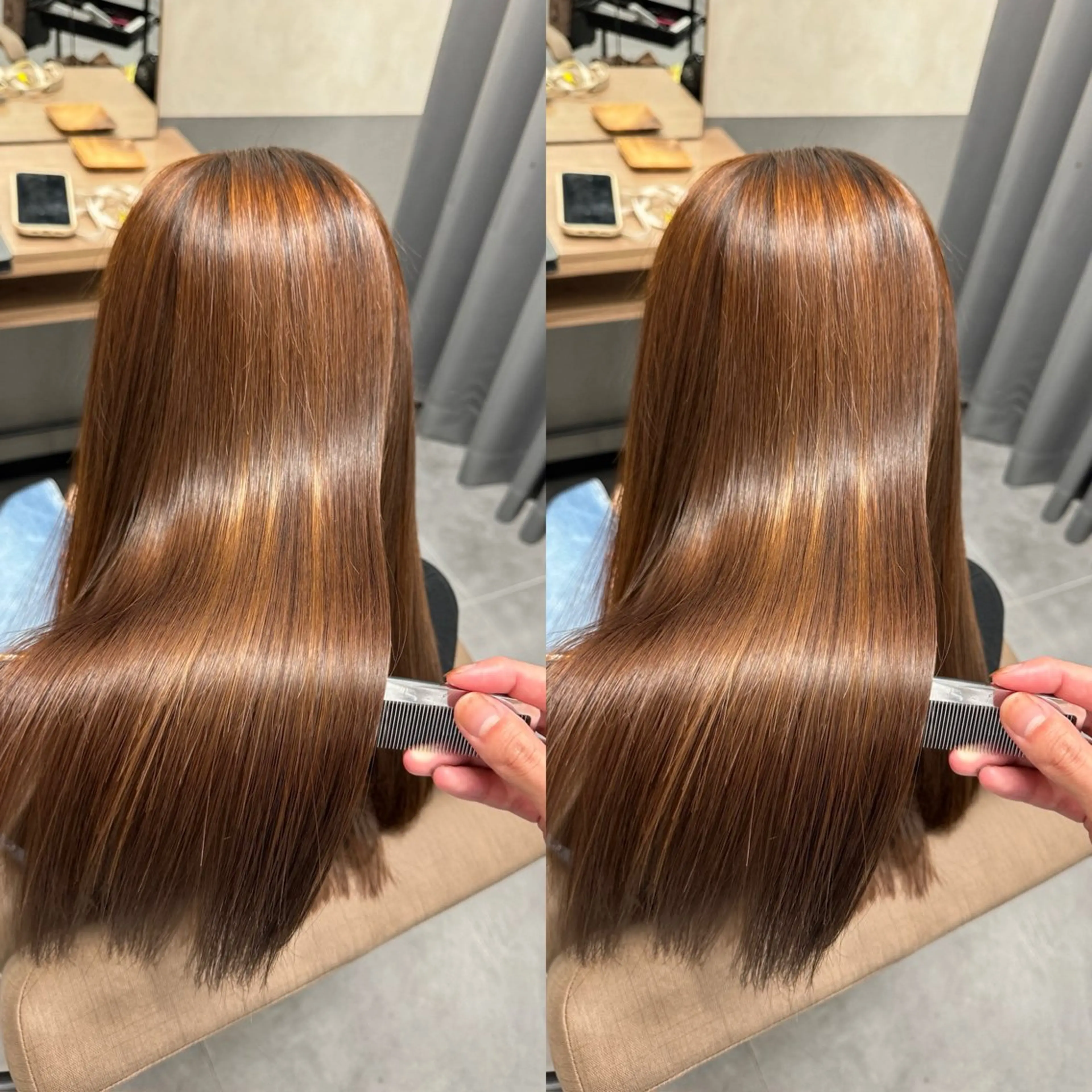 ロング 縮毛矯正 トリートメント TELAHAIR 副店長 YUTOのヘアスタイル