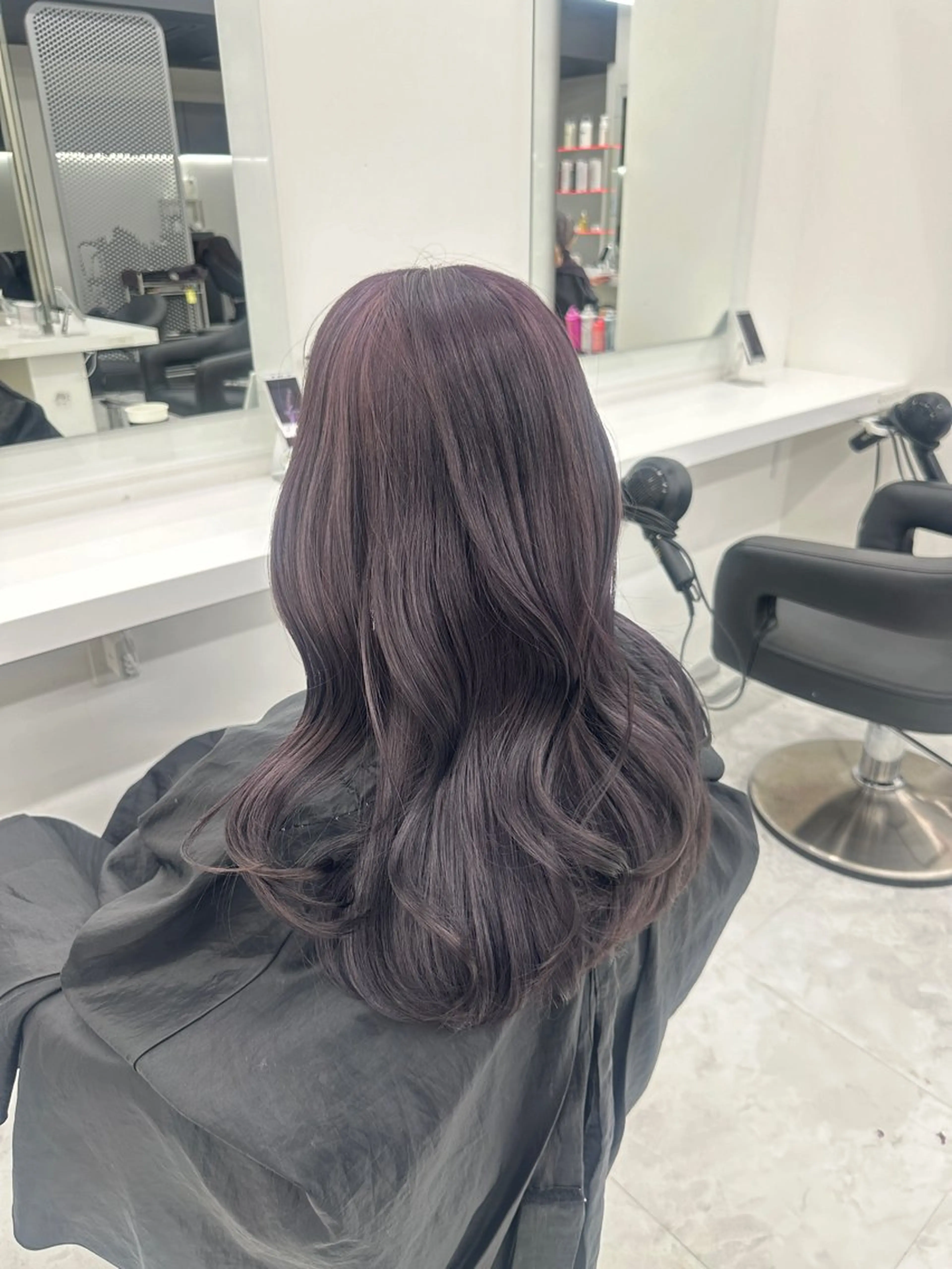 ロング カラー パーマ ヘアアレンジ メンズ キッズ ♥️韓国ヘア レイヤー♥️ゆりのヘアスタイル