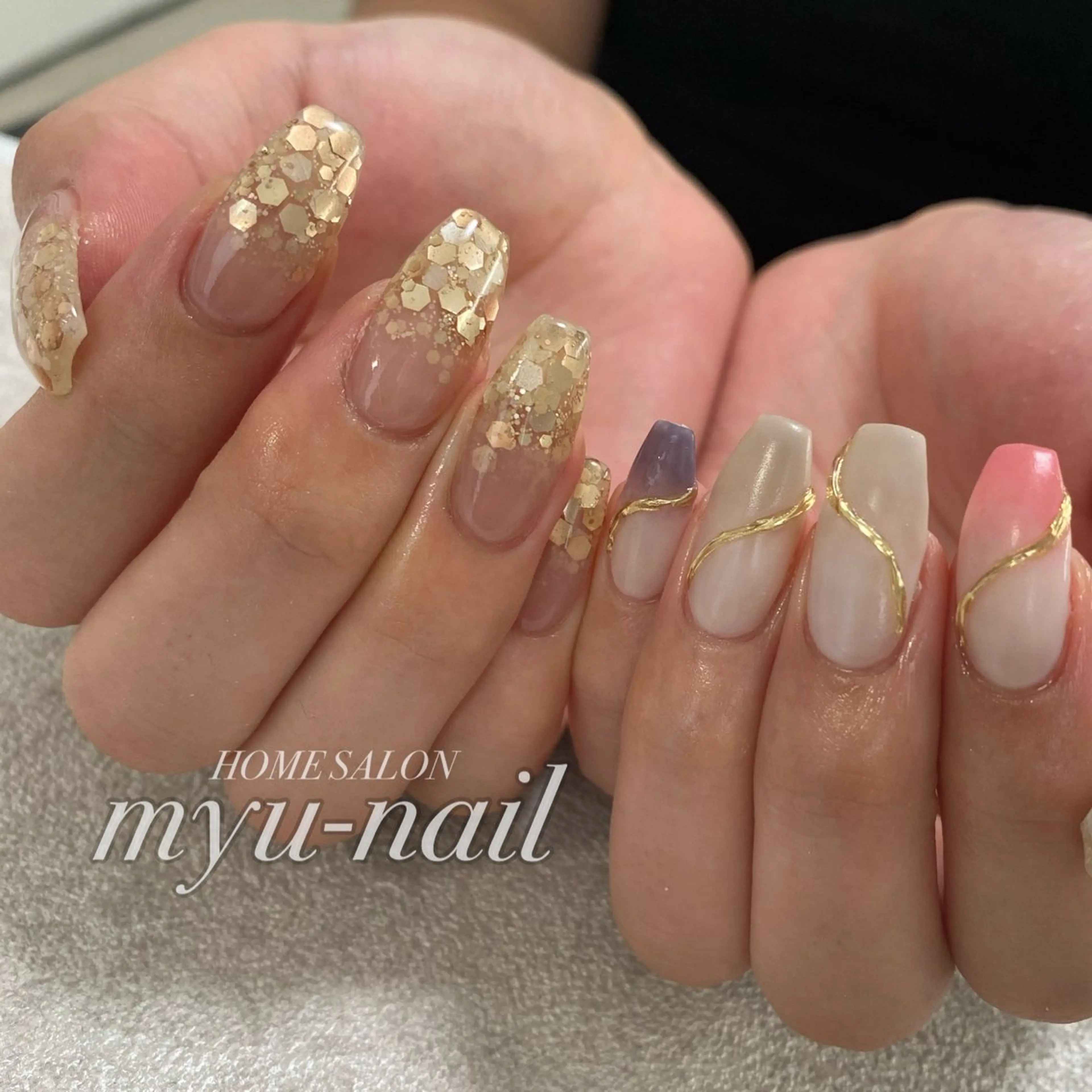 ネイル ホームサロン myu-nailのネイルデザイン