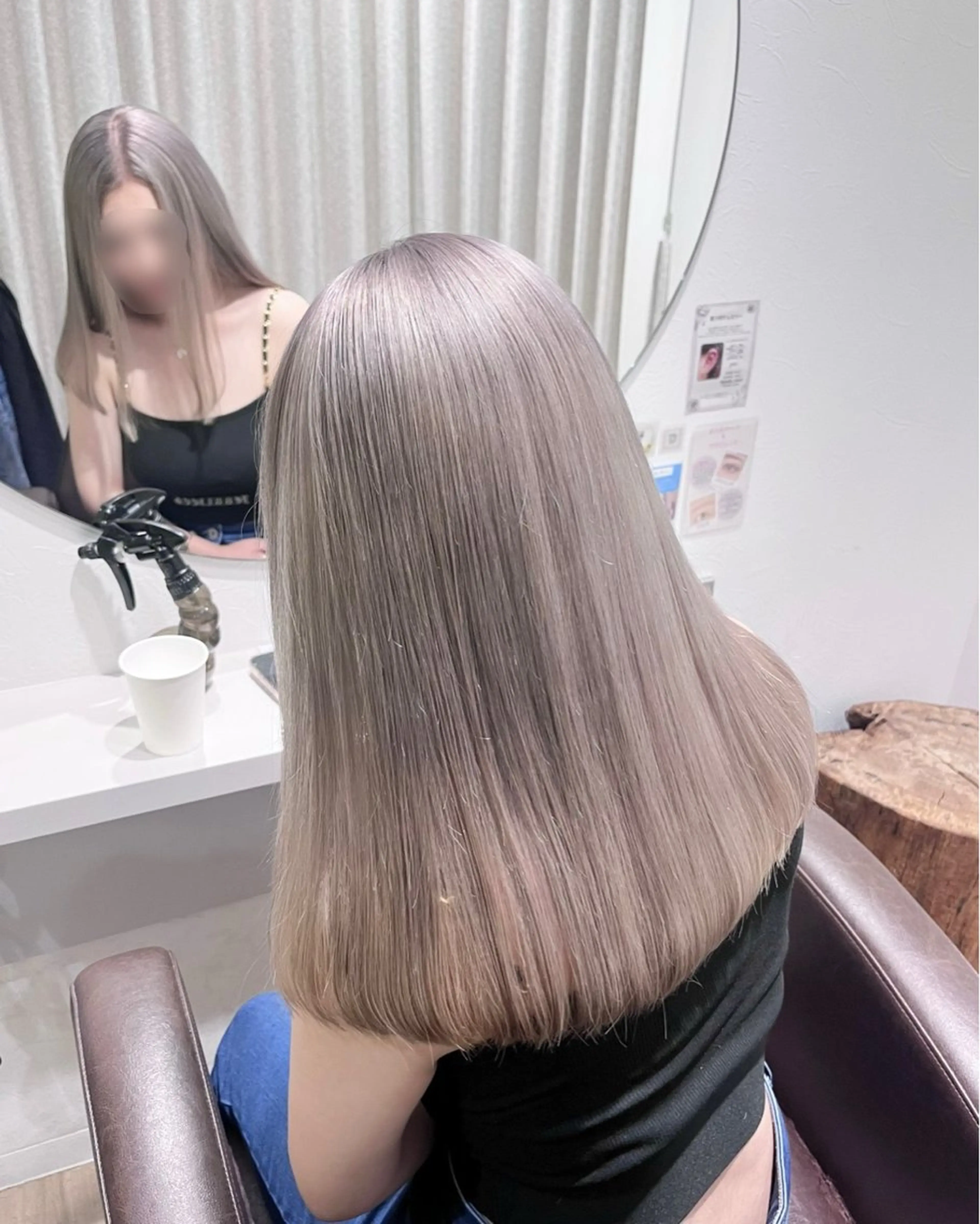 « フルコースメニュー✨ » カット+ブリーチカラー+CMCトリートメントの写真