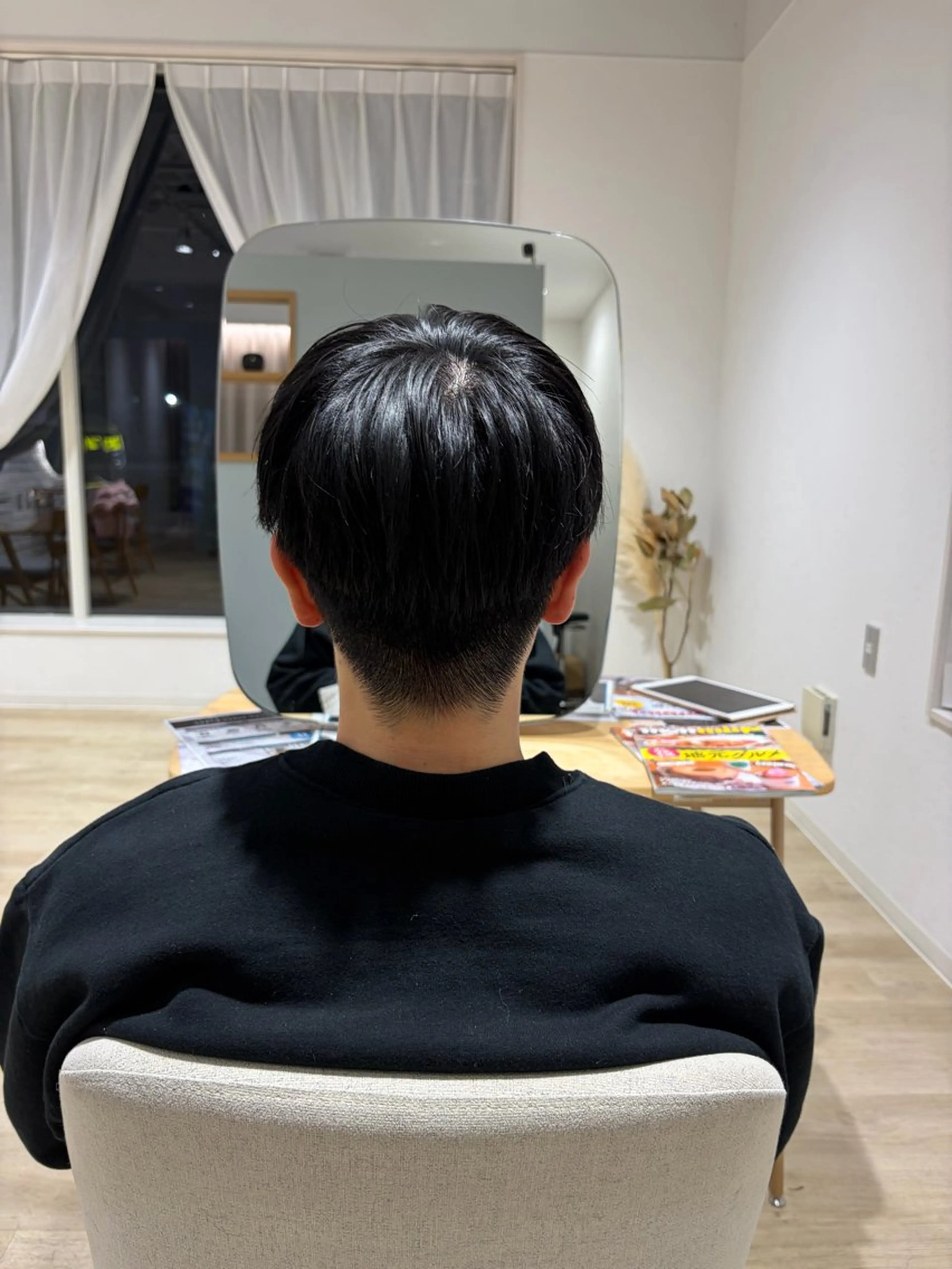 メンズ 刈り上げ 中田 百笑のヘアスタイル