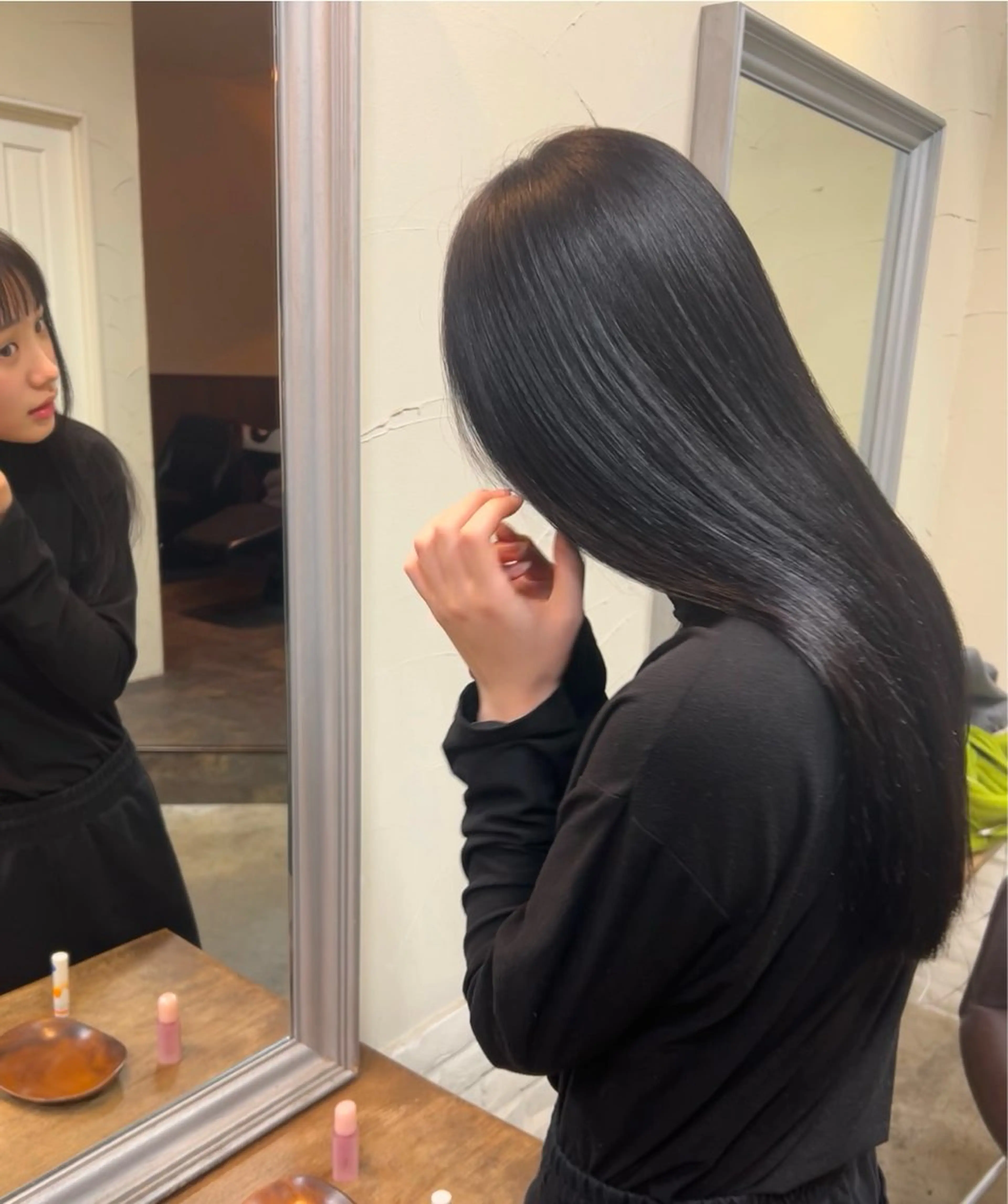セミロング カラー kaho🐏🦩 テストモデル募集中のヘアスタイル