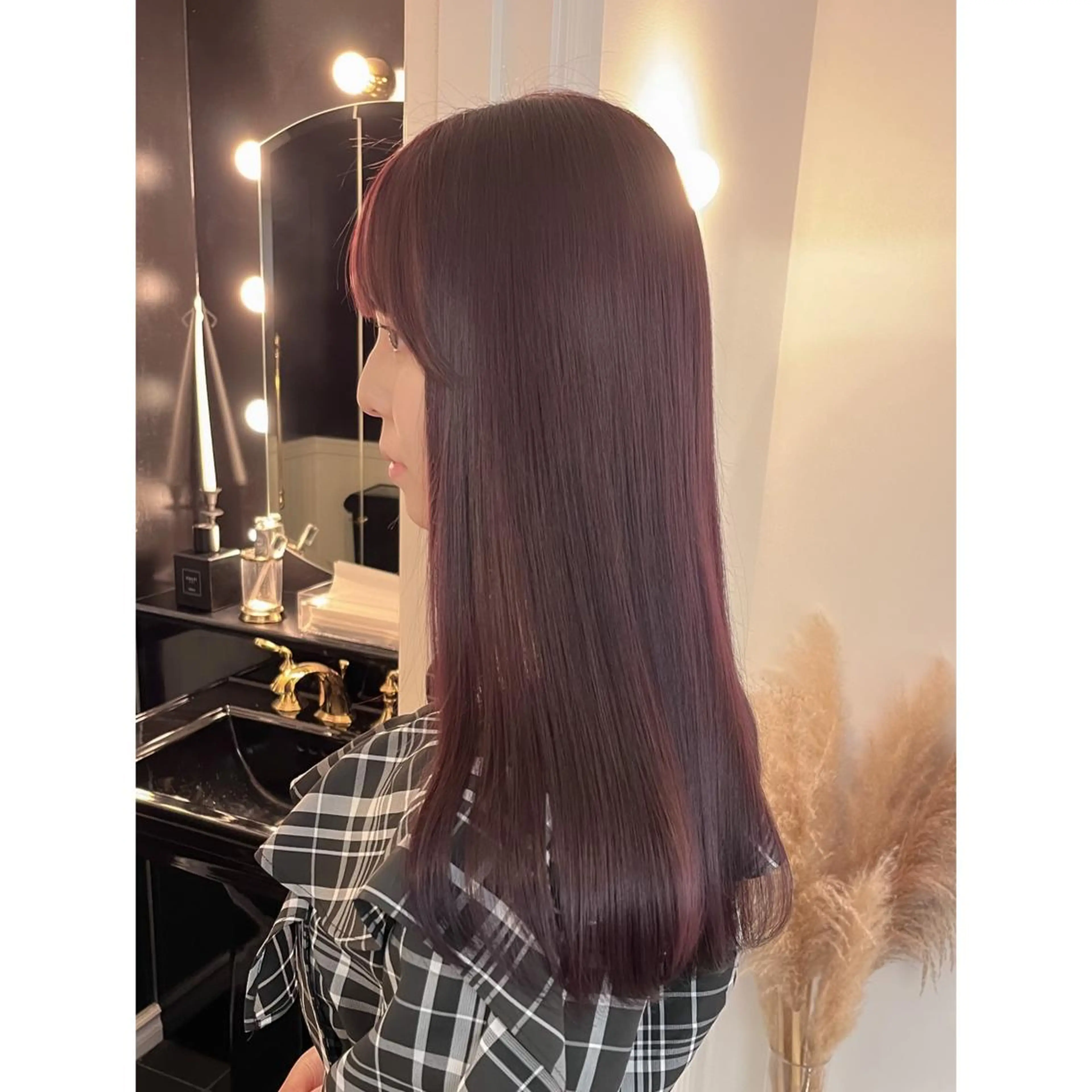 ロング カラー ブリーチ ヘアカラー miyu /トレンド カラー×艶髪のヘアスタイル