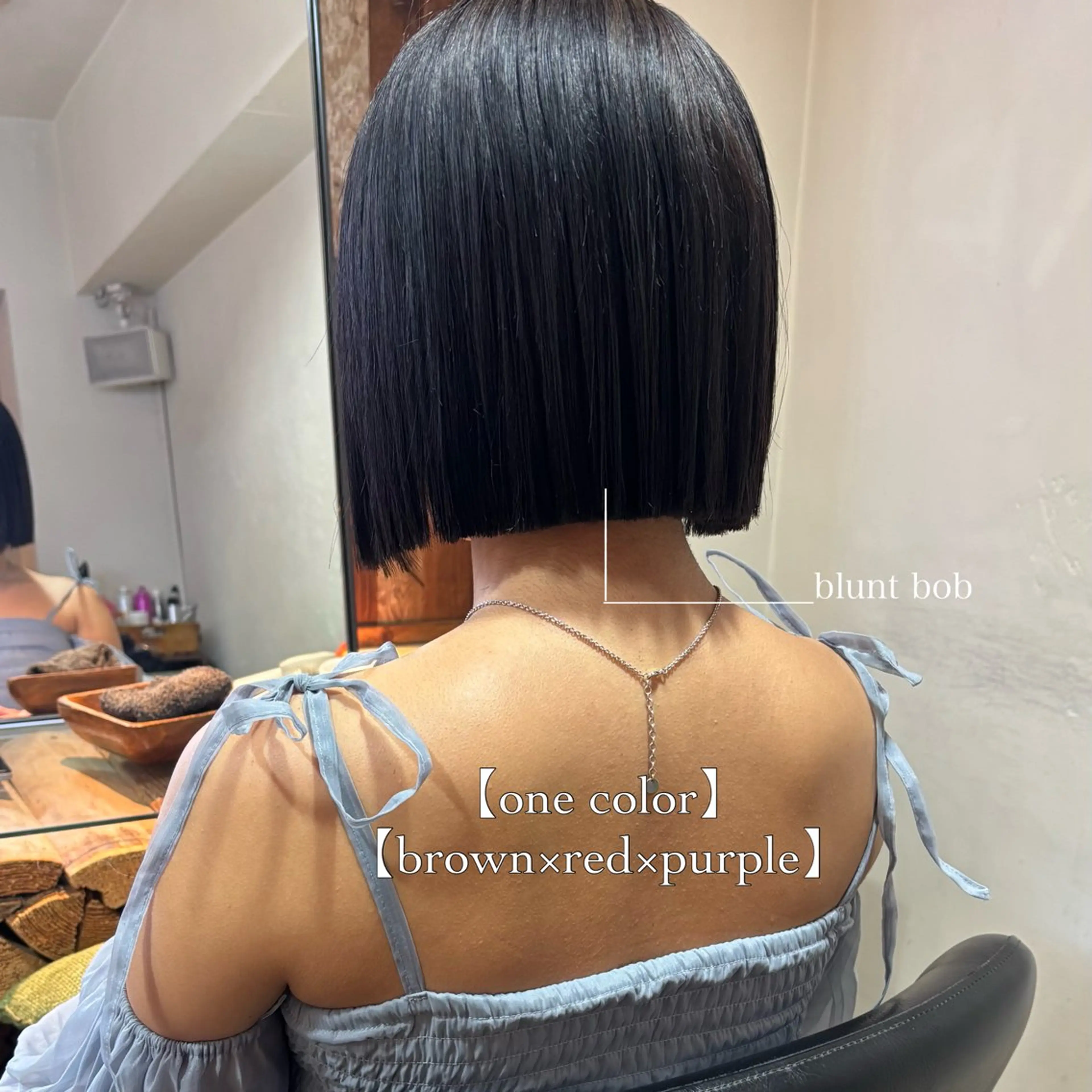 ミディアム カラー カット ヘアカラー ⌇🌹透明感カラー 🌹ᴍᴇɢᴜᴍɪ ⌇のヘアスタイル