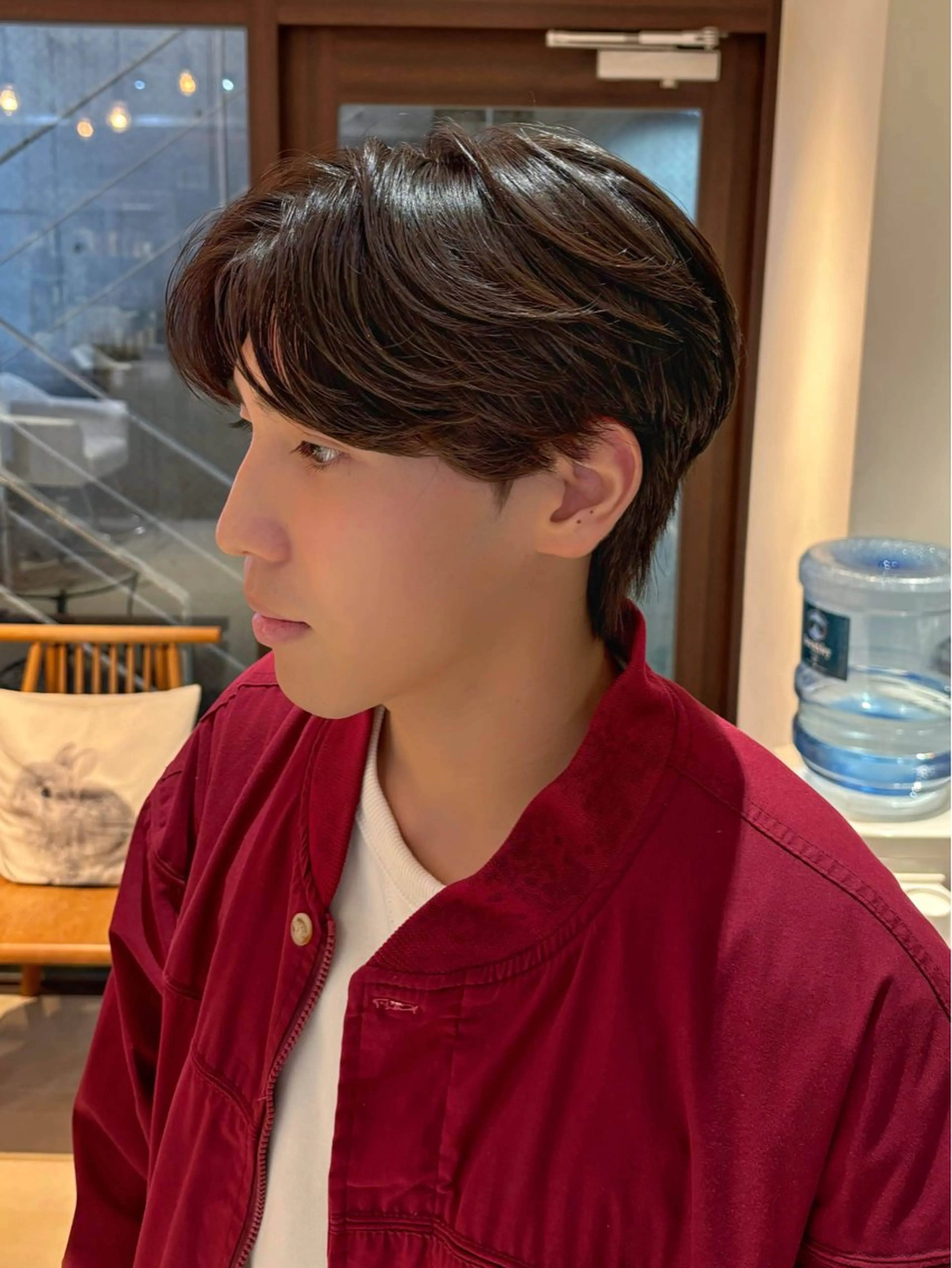 ショート パーマ メンズ カット パーマ カルマパーマ韓国ヘア shiryuのヘアスタイル