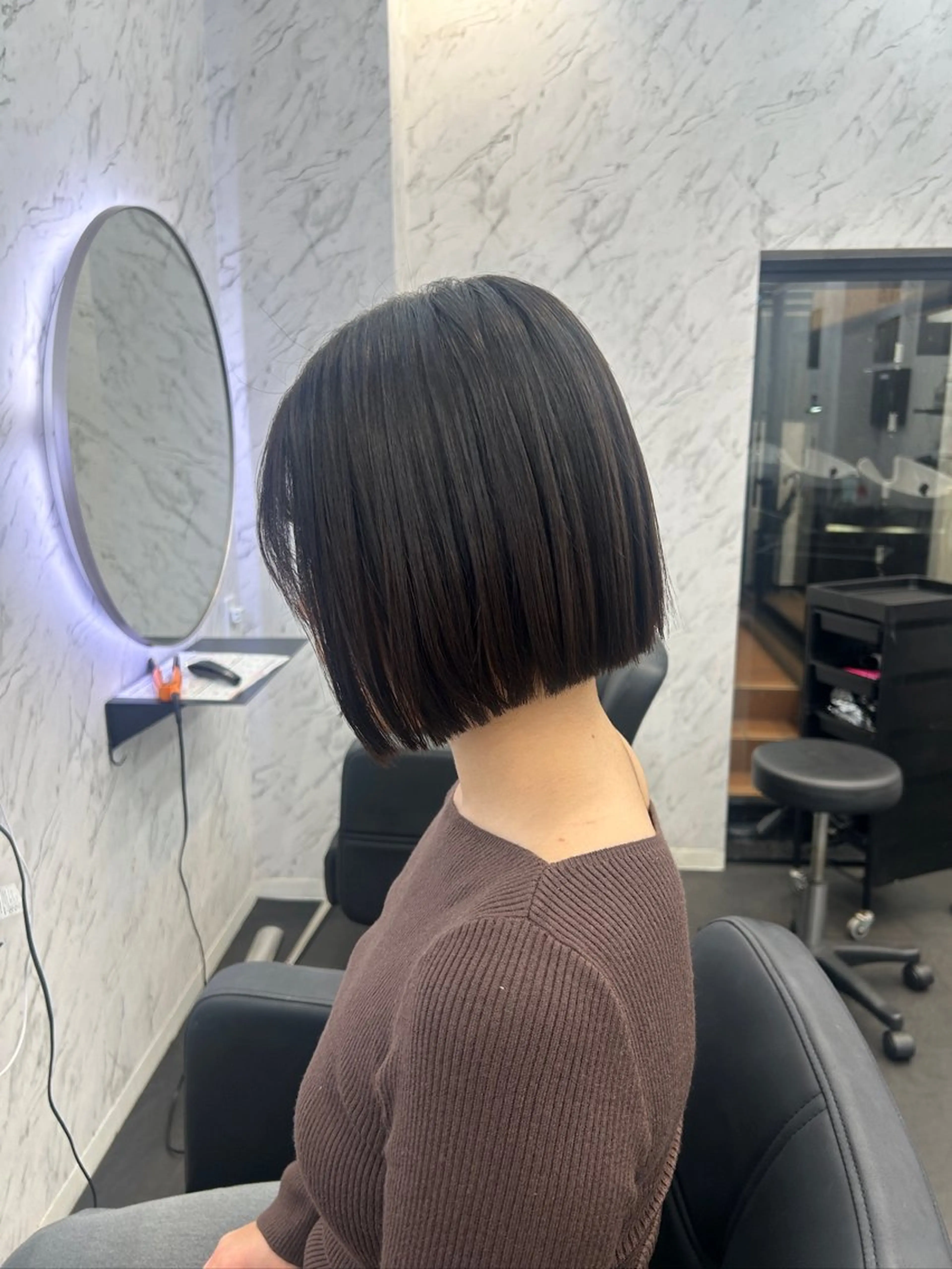 ミディアム ボブ カット カット¥1100 ✂️MIUのヘアスタイル