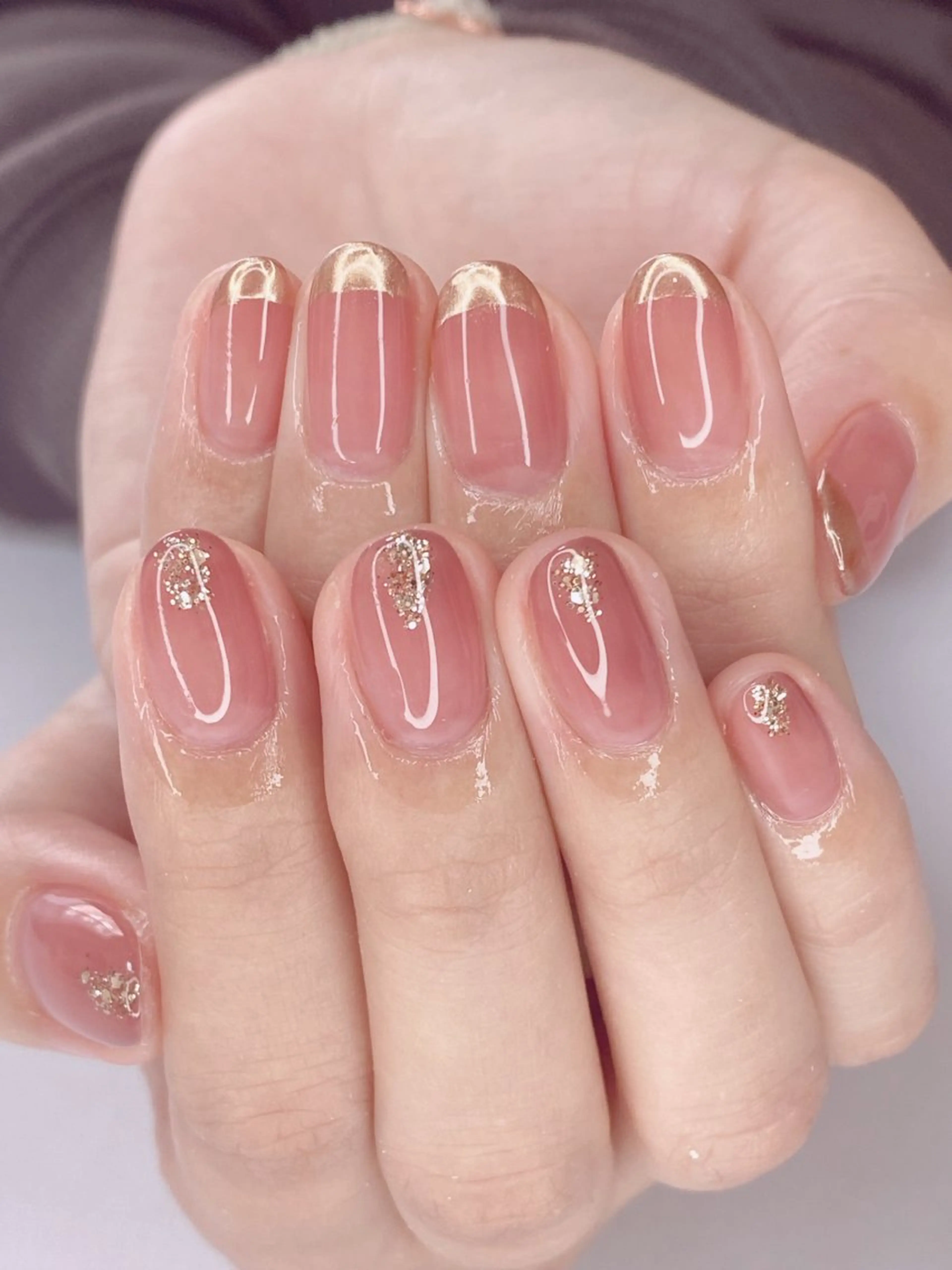 ネイル アートネイル オーロラネイル 桜ネイル クリアネイル フットネイル Nail Salon ertiのネイルデザイン