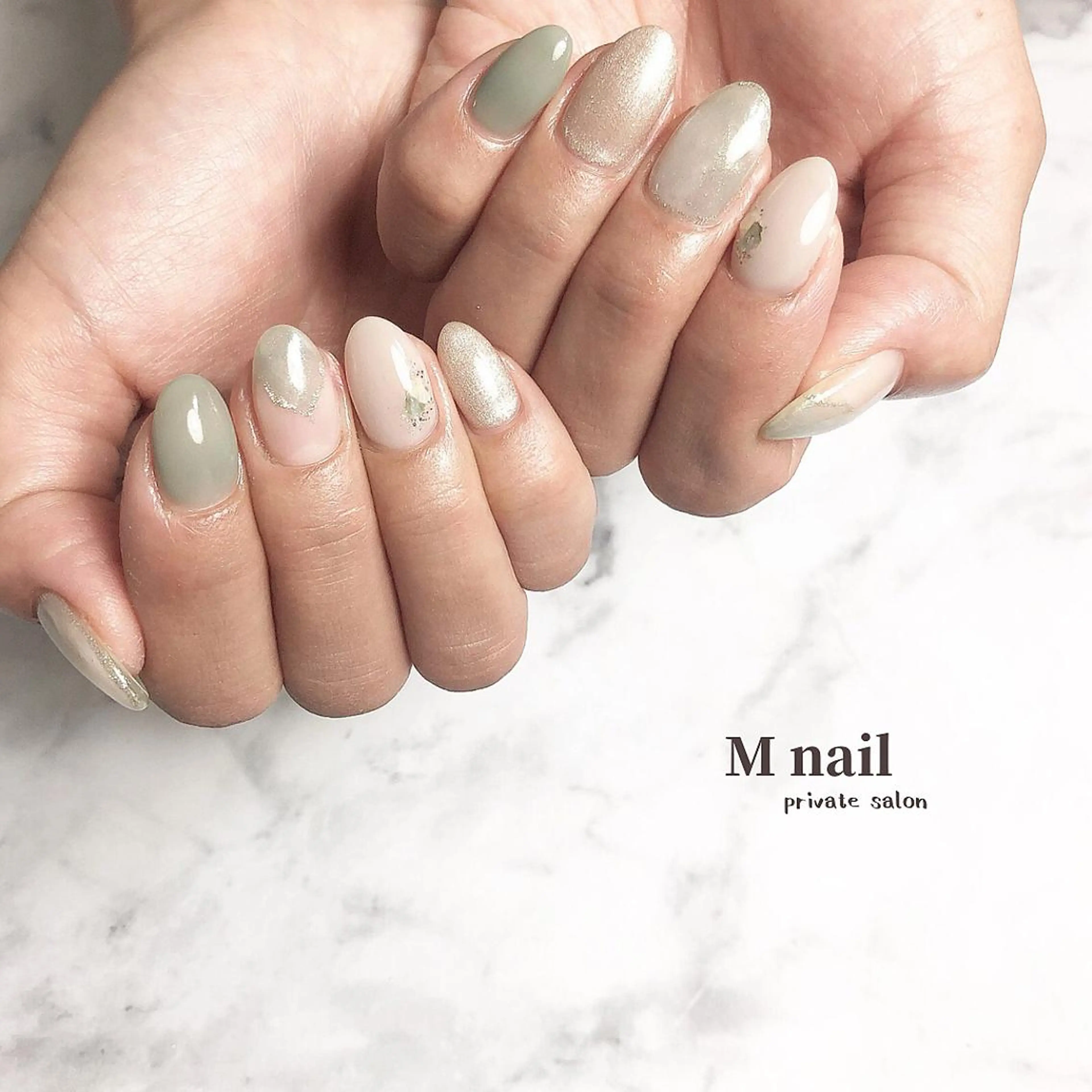 ネイル ハンドネイル M　nail所属・M nailのネイルデザイン