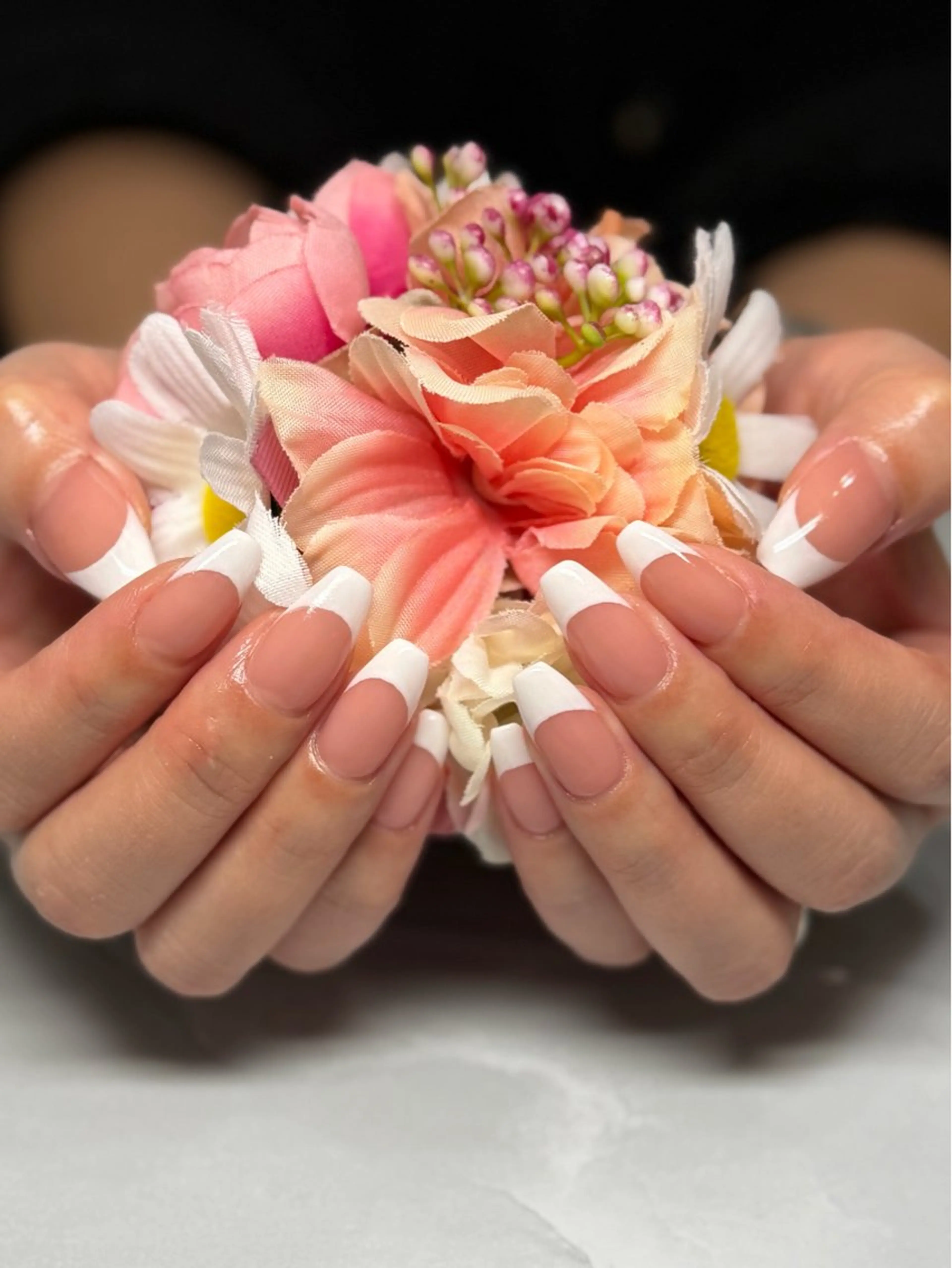 ネイル フレンチネイル nyasu nailのネイルデザイン