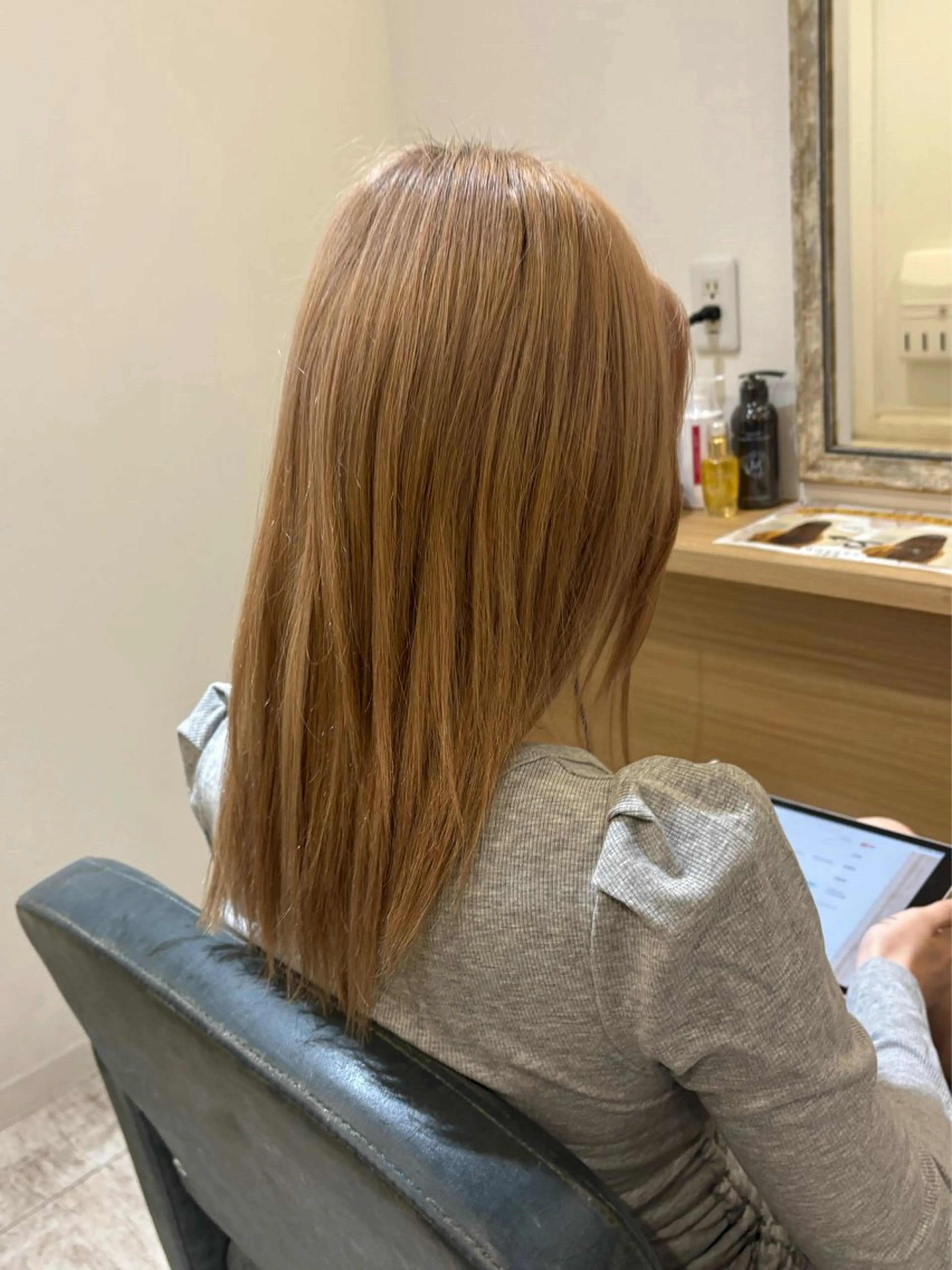 ロング エクステ 髪質改善 エクステ マテリアル 中央駅店のヘアスタイル