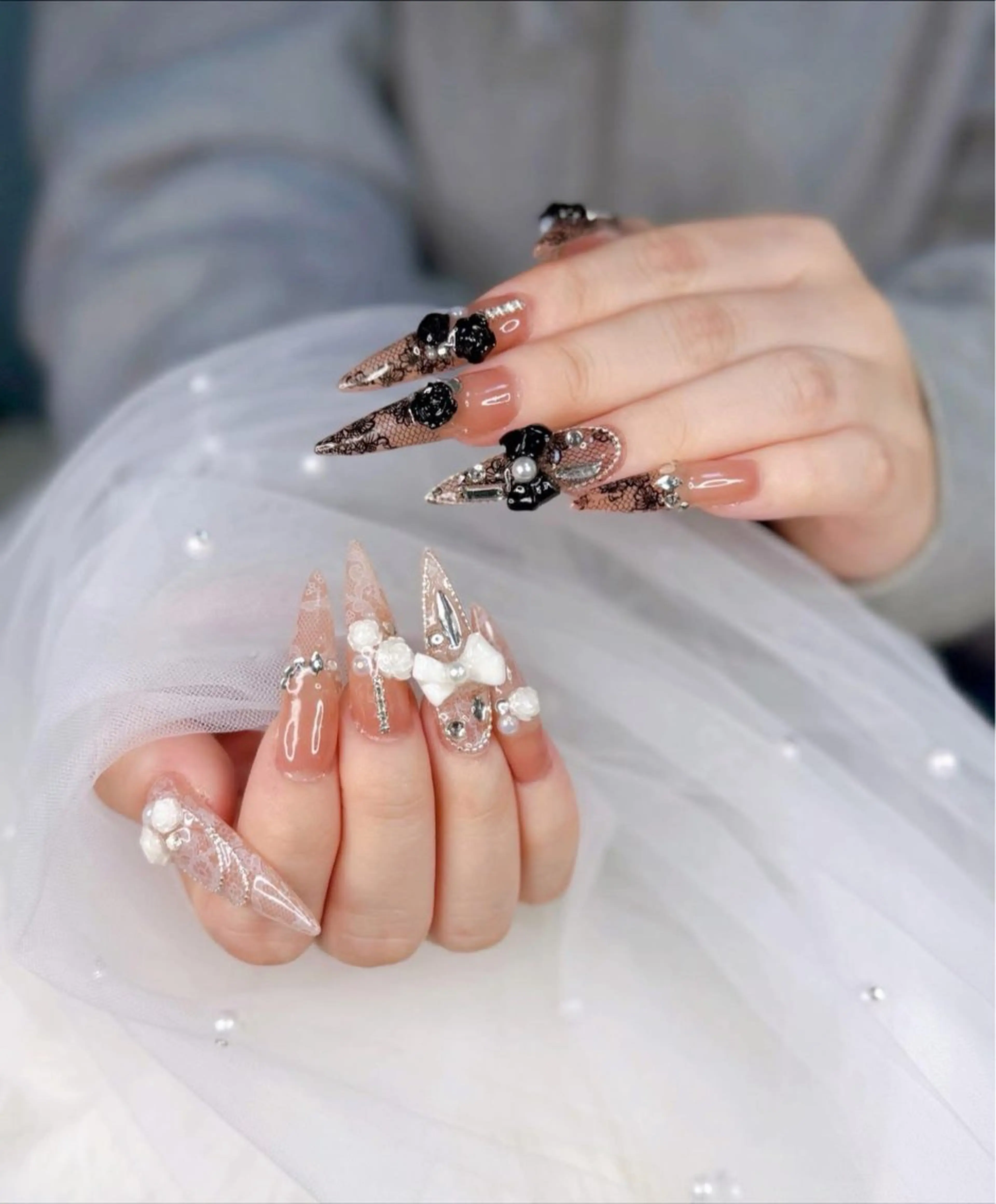 ネイル チークネイル フットネイル フレンチネイル グラデーション 韓国ネイル Yuki nail staffのネイルデザイン