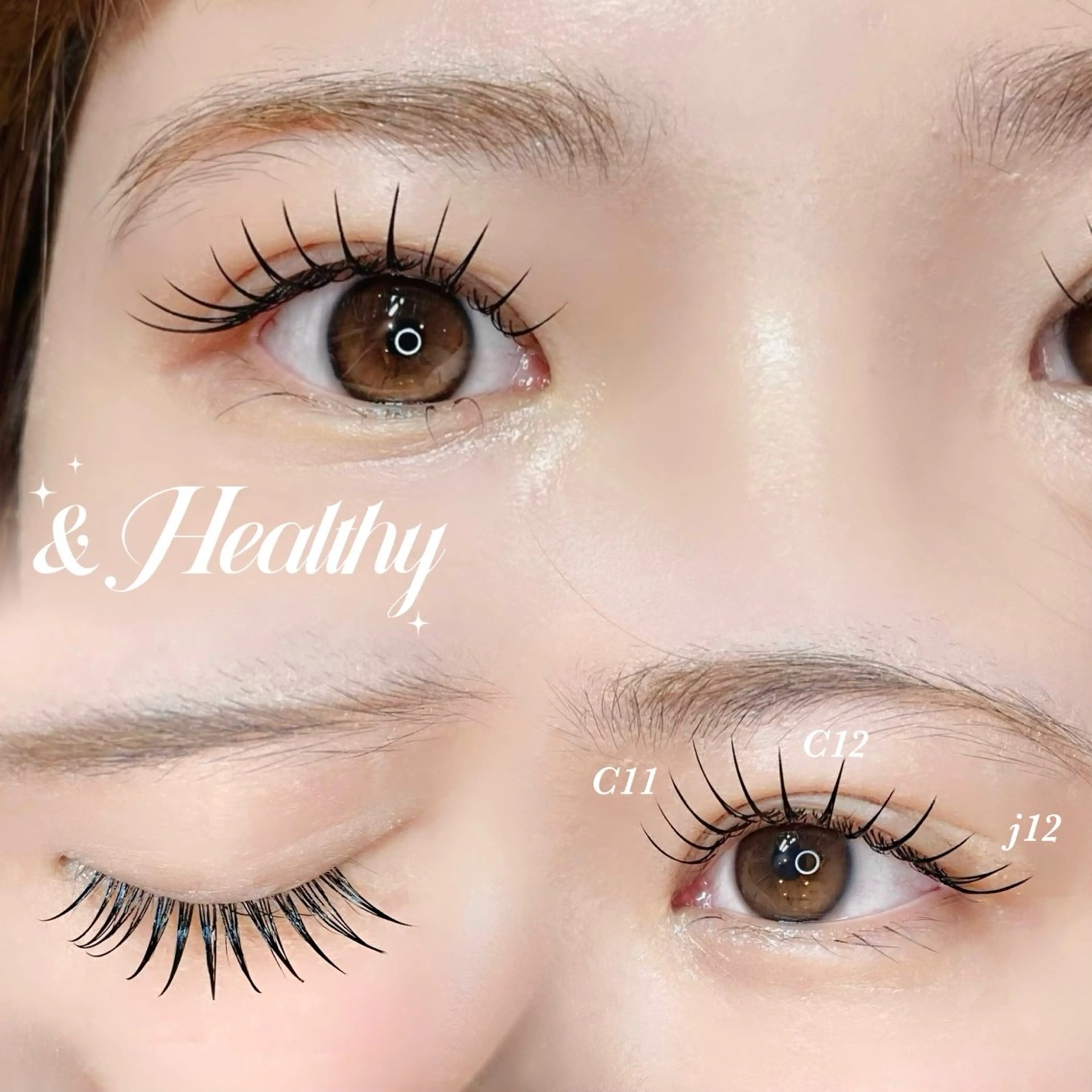 マツエク・マツパ フラットラッシュ 髙田 亜美のマツエク・マツパデザイン