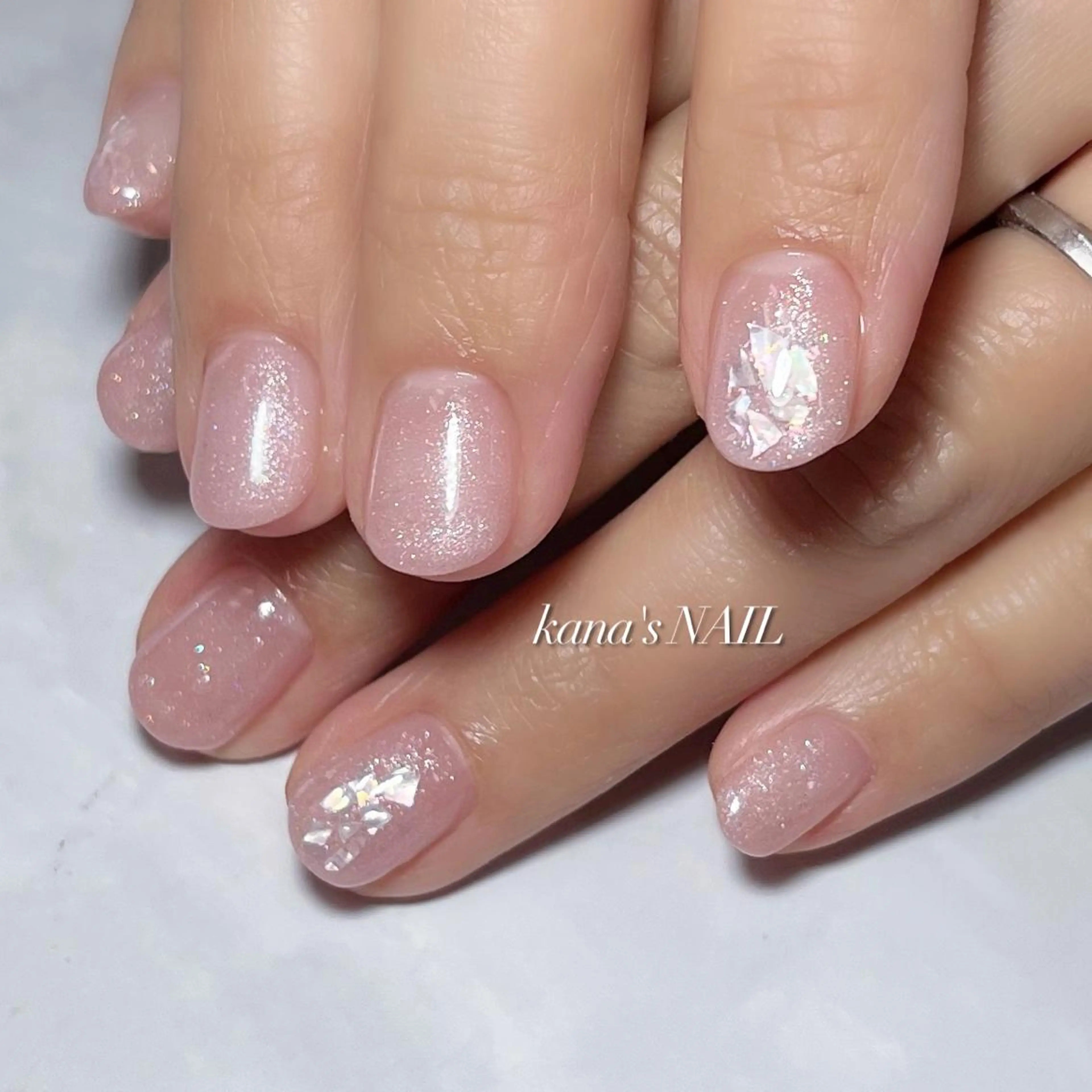 ネイル かな/40代からの カジュアルネイルのネイルデザイン