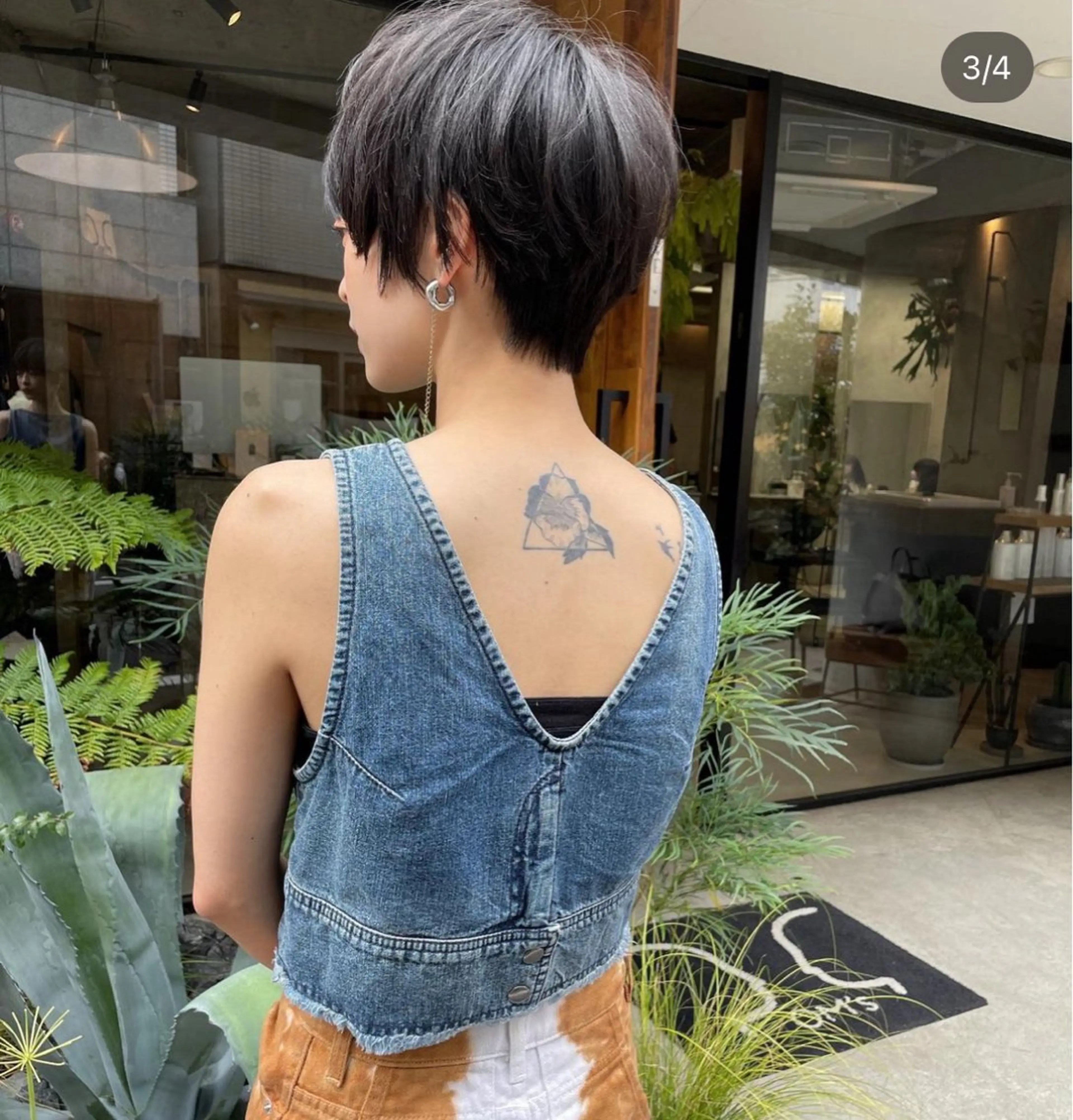 ショート カット 山田 綾乃/メンズカットのヘアスタイル