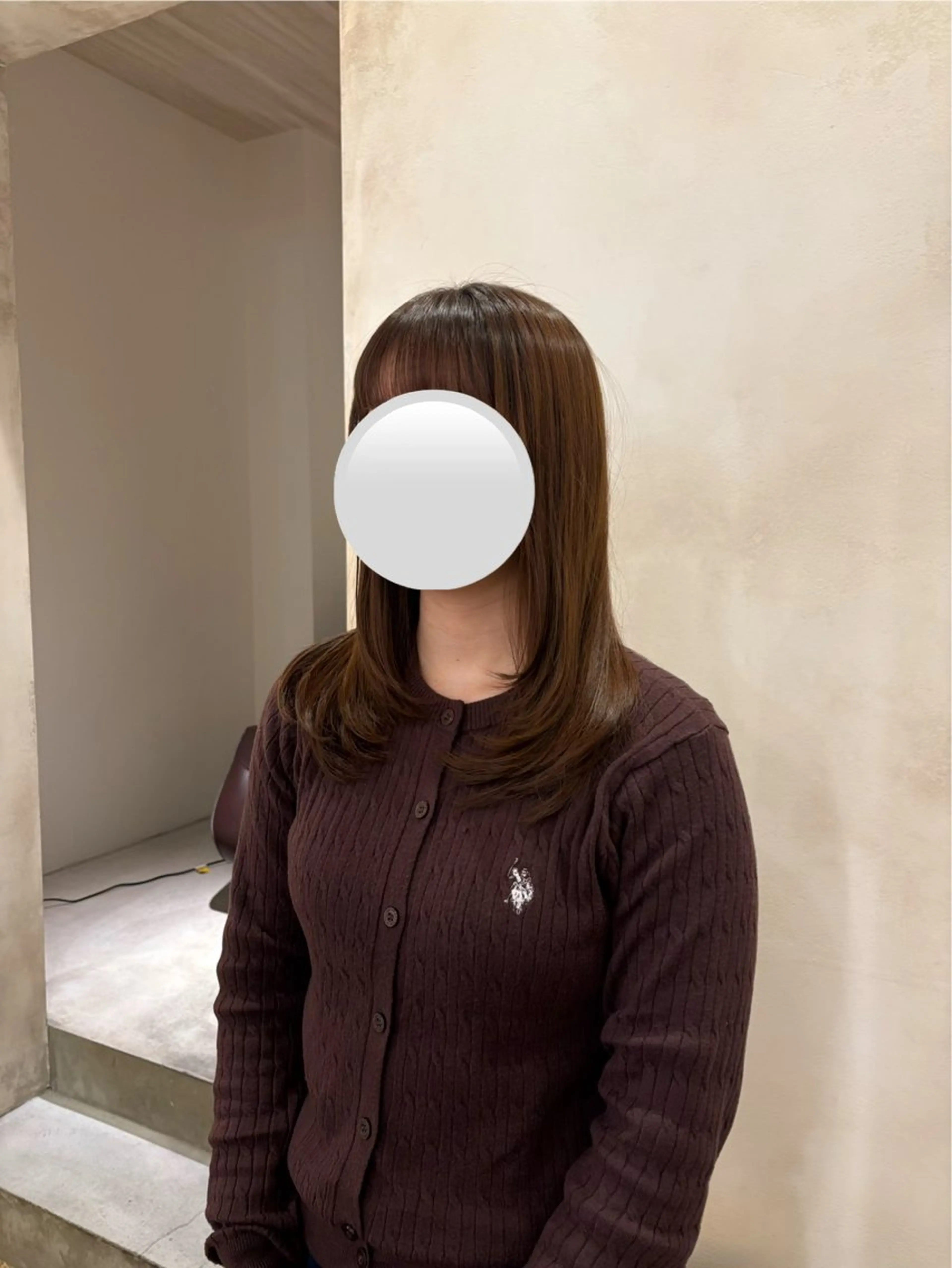 ミディアム 顔周りカット 和泉市/ LORAN/原田のヘアスタイル