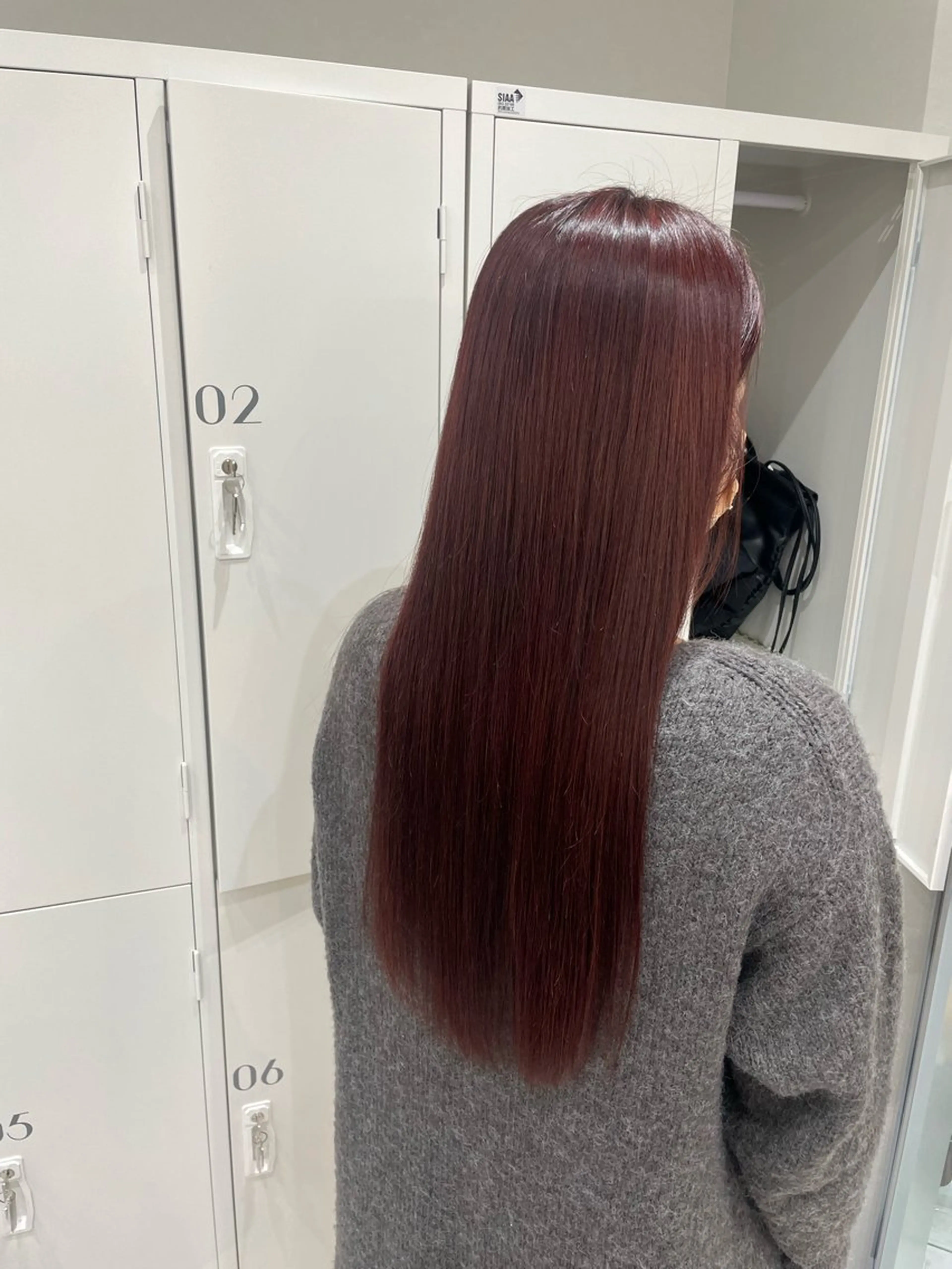 ロング ヘアカラー トリートメント soyon心斎橋所属・♡透明感/艶カラー/ M a I ♡のヘアスタイル