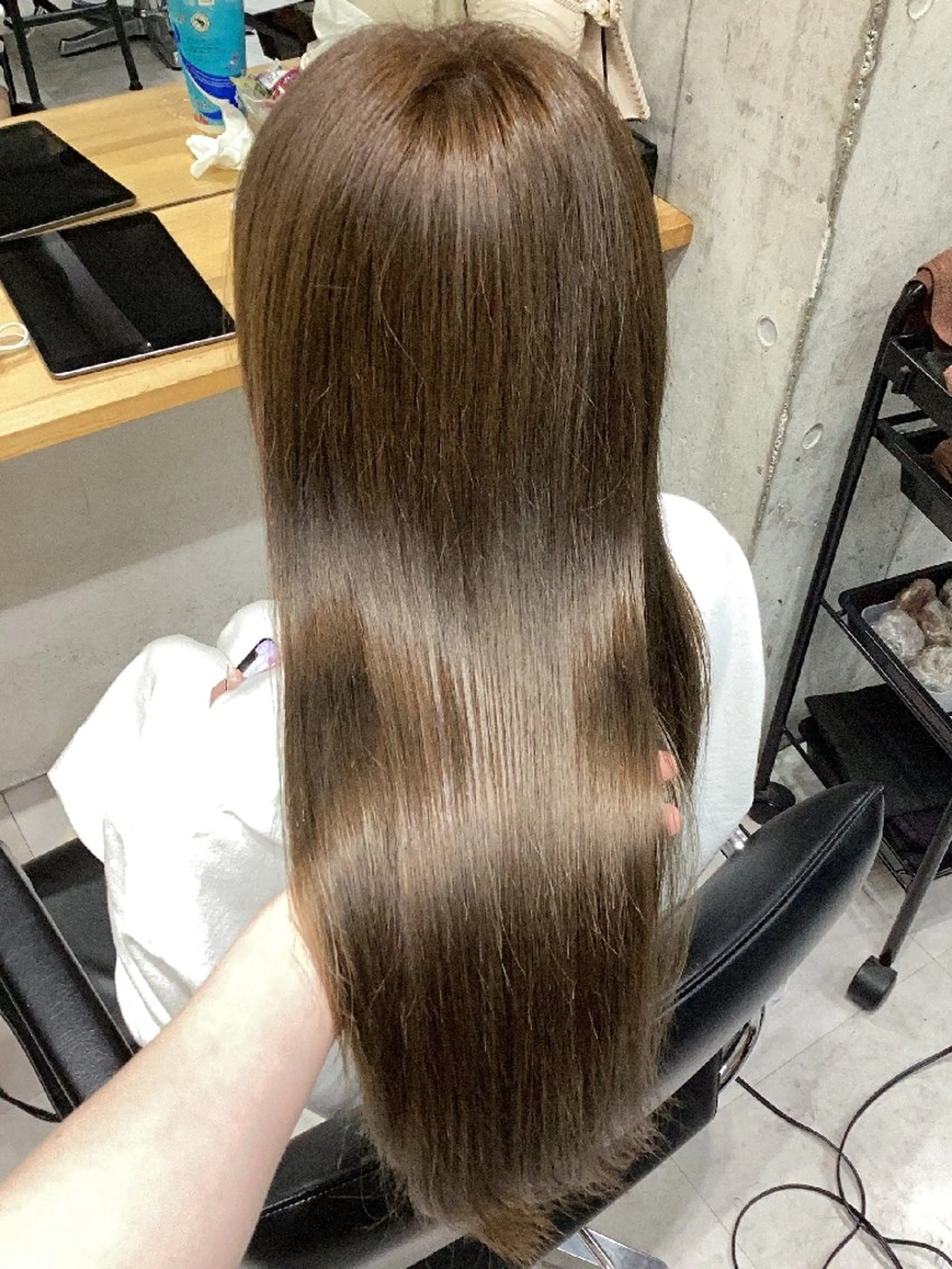 ロング カラー カット ヘアカラー トリートメント ヘアアレンジ/柔らか 艶カラー/AKARIのヘアスタイル