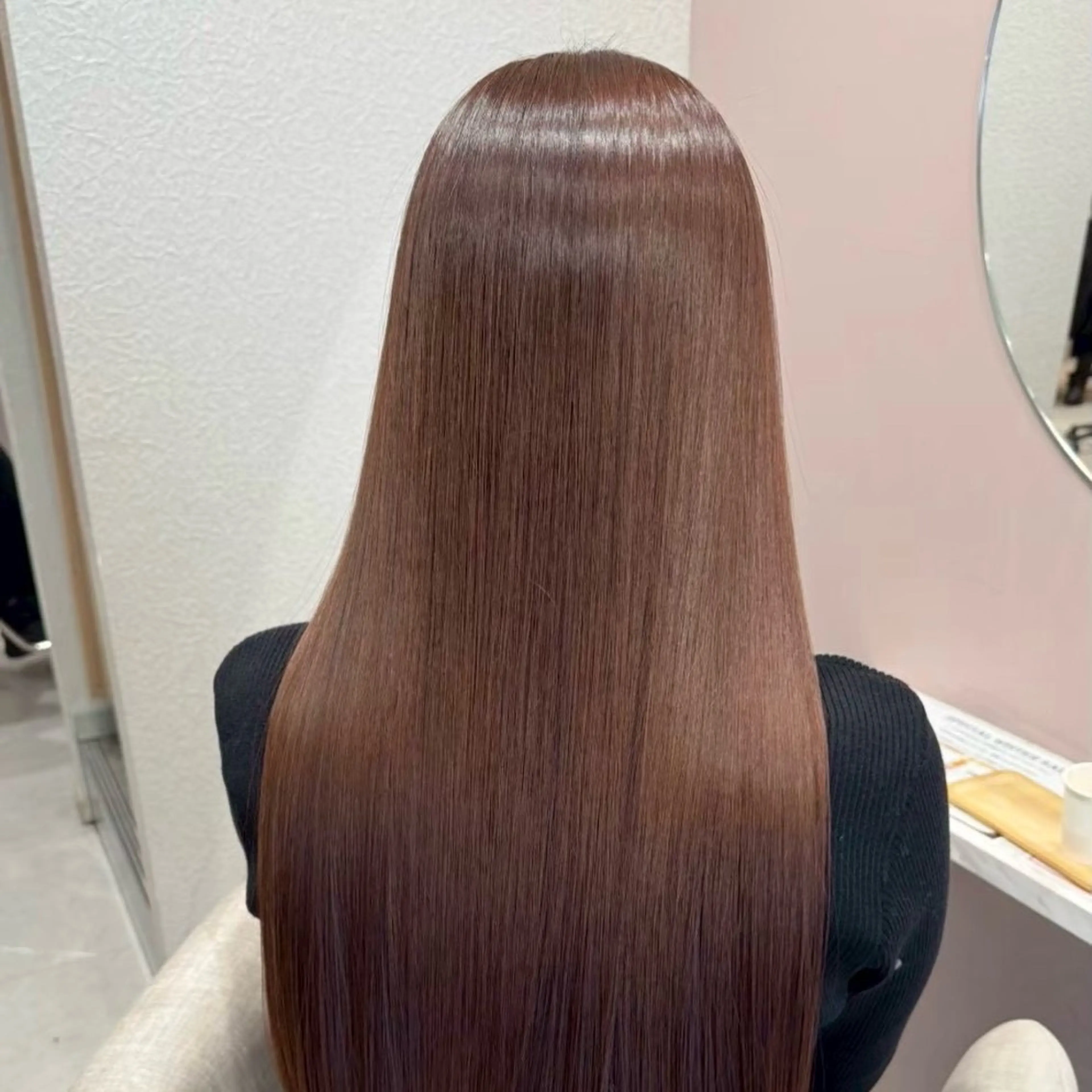 ロング 🖤韓国風カラー🩷 /ツヤ髪✨️ハルカのヘアスタイル