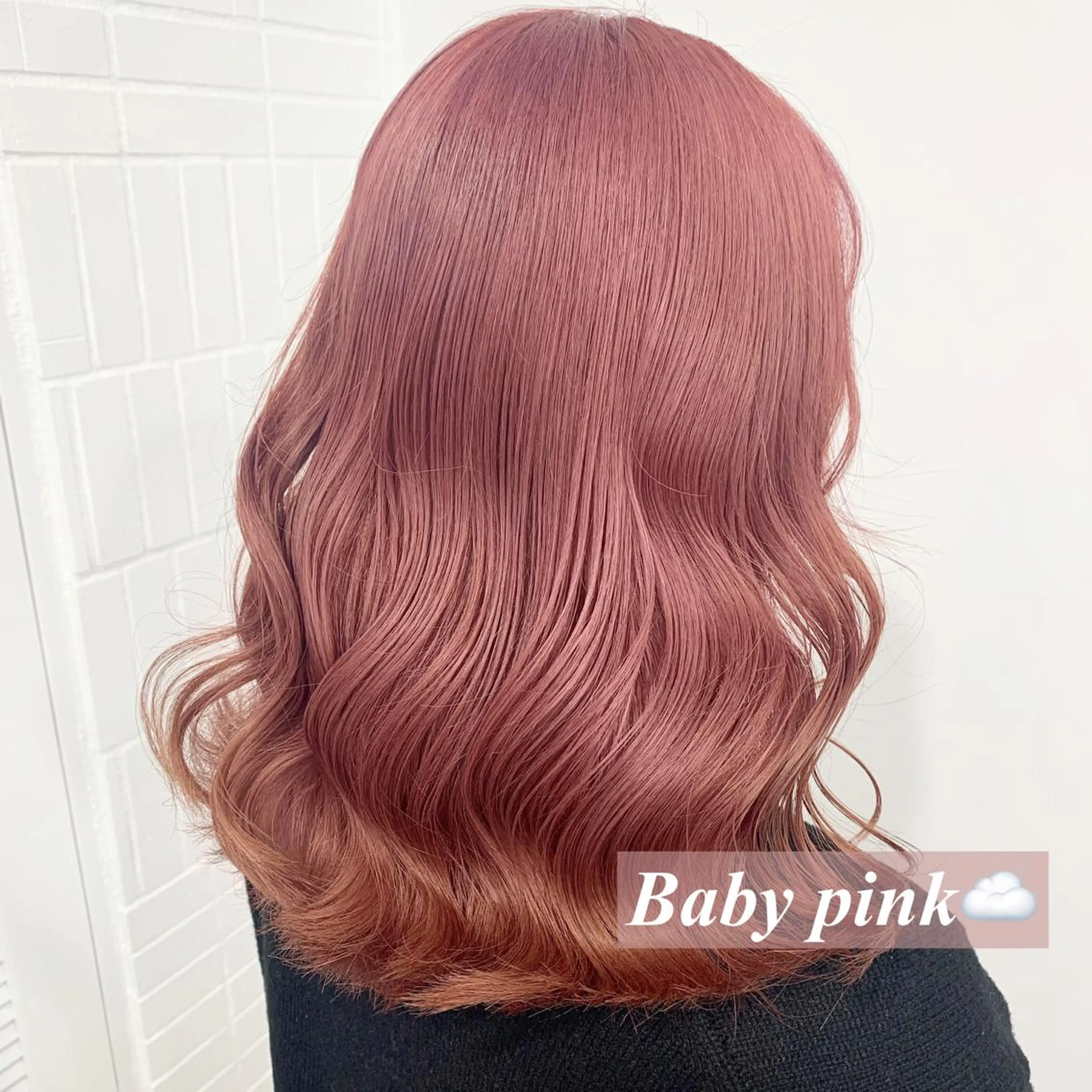 セミロング カラー ヘアアレンジ レイヤー×グレージュ /ピンク🩷mioのヘアスタイル