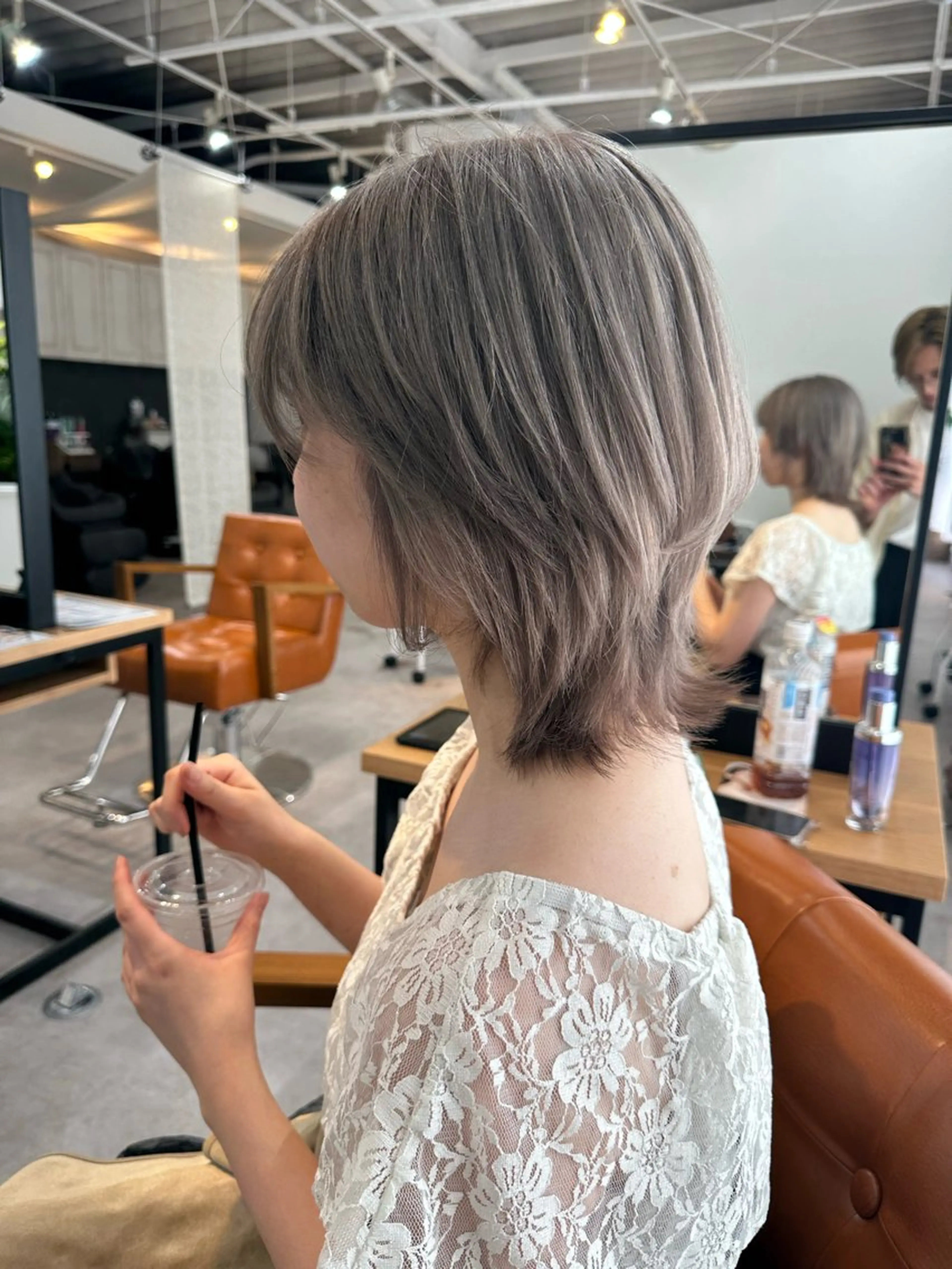 ミディアム カラー カット ヘアカラー ✨やわらかヘア✨ ✂️杉浦優仁のヘアスタイル