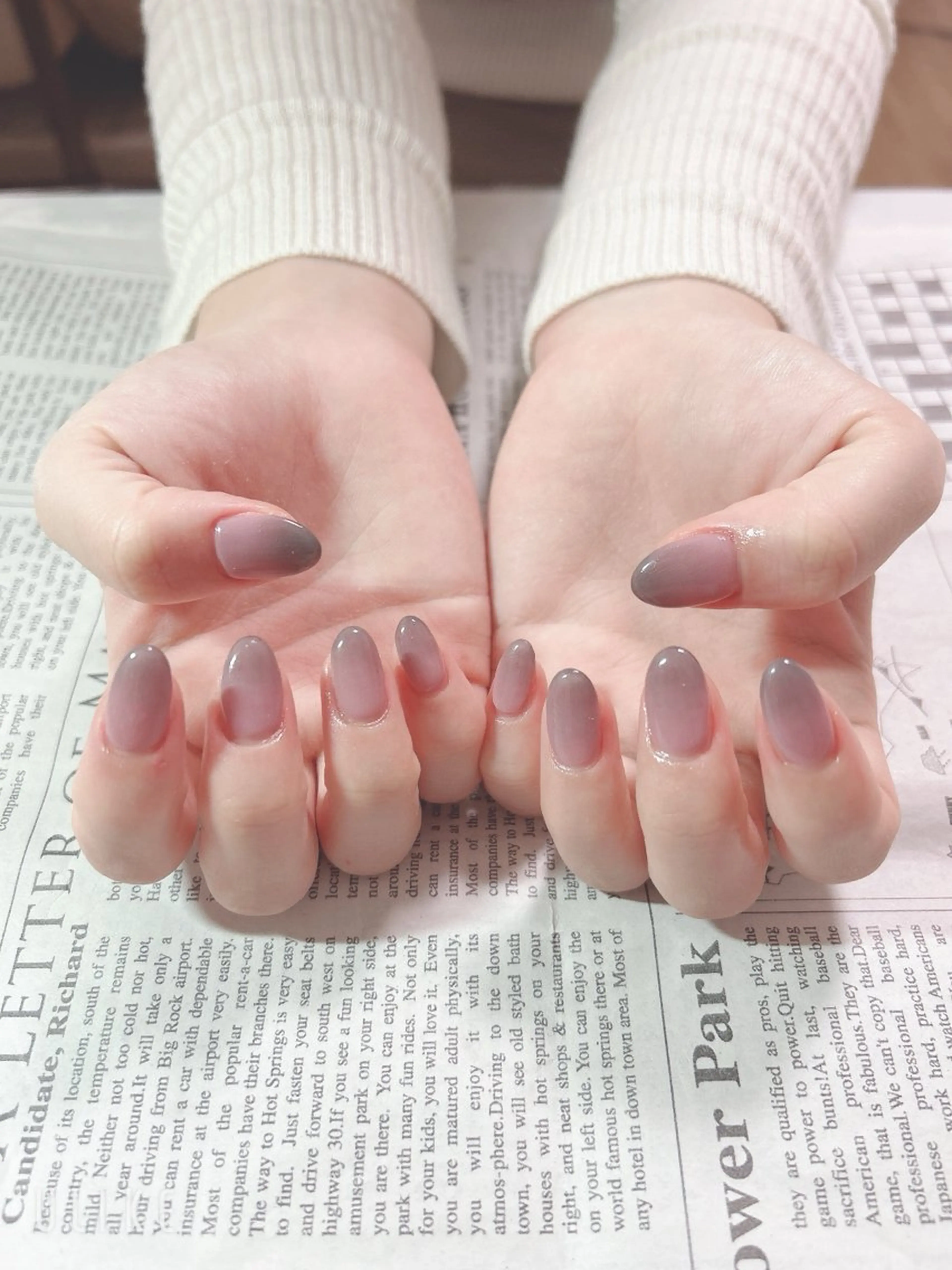 ネイル ハンドネイル ハンドケア 森山 舞のネイルデザイン