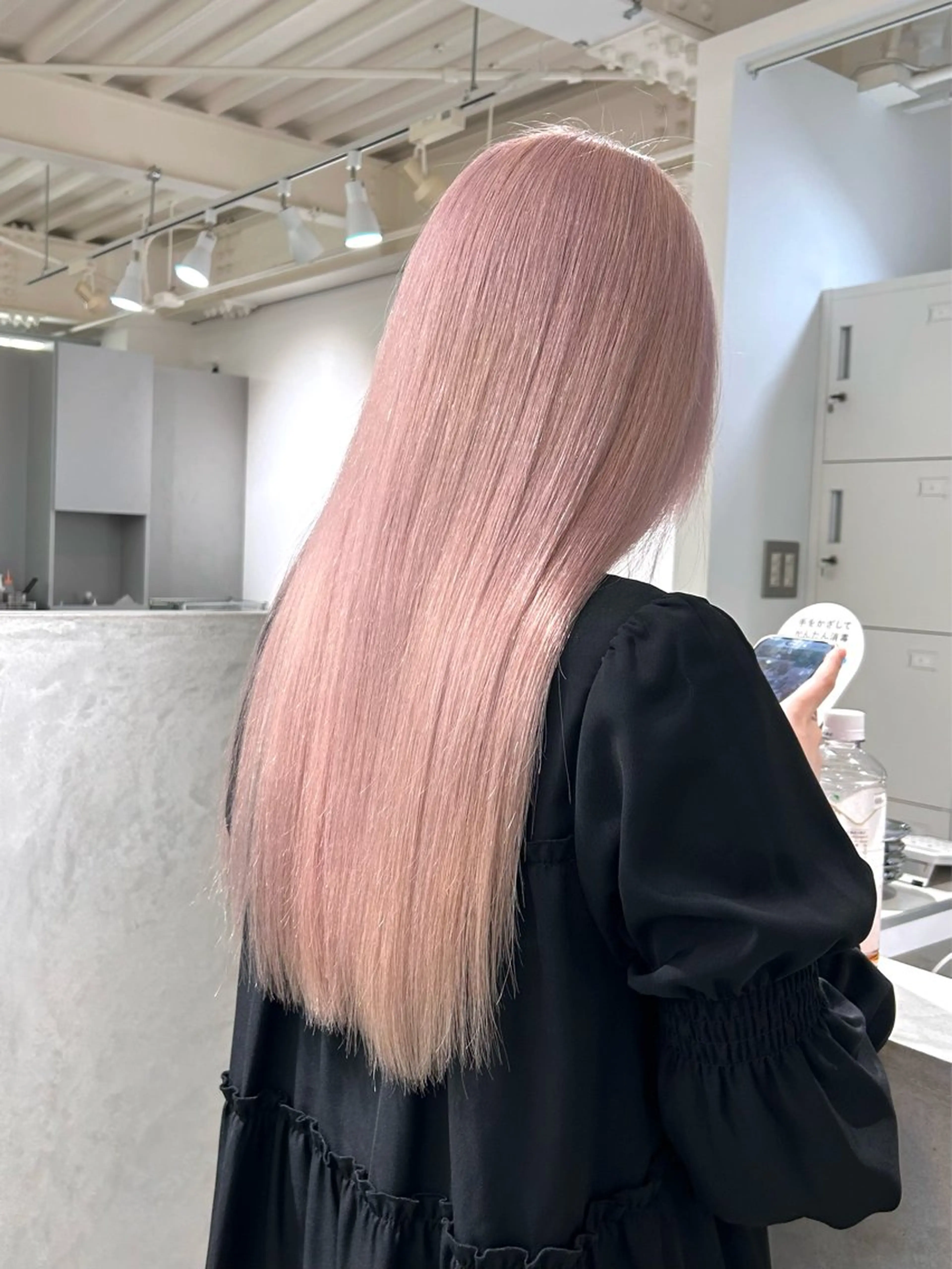 ロング ヘアカラー トリートメント kumon ayu ブリーチ/ハイトーンのヘアスタイル