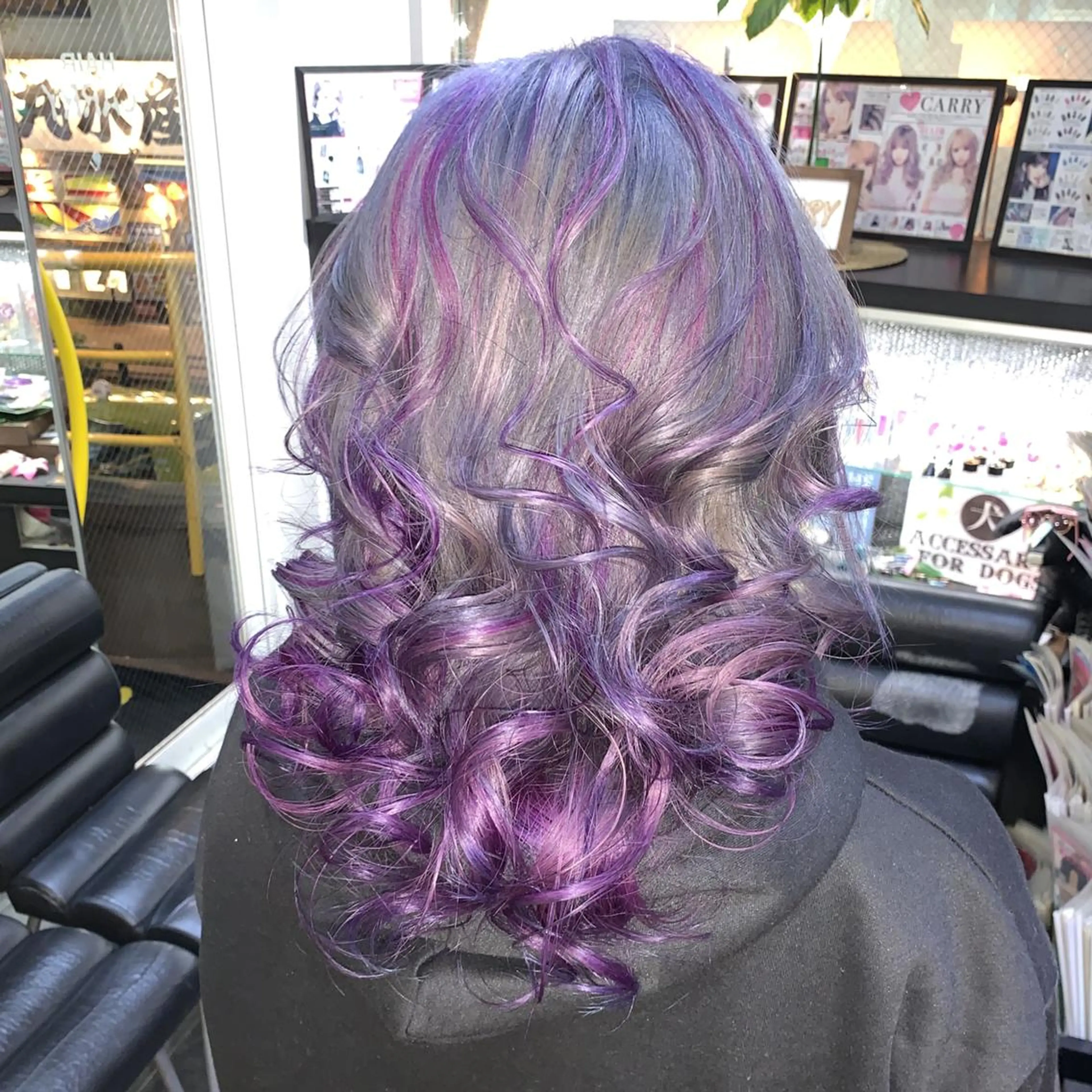 ミディアム カラー 韓国カラー/エクステ carryのヘアスタイル