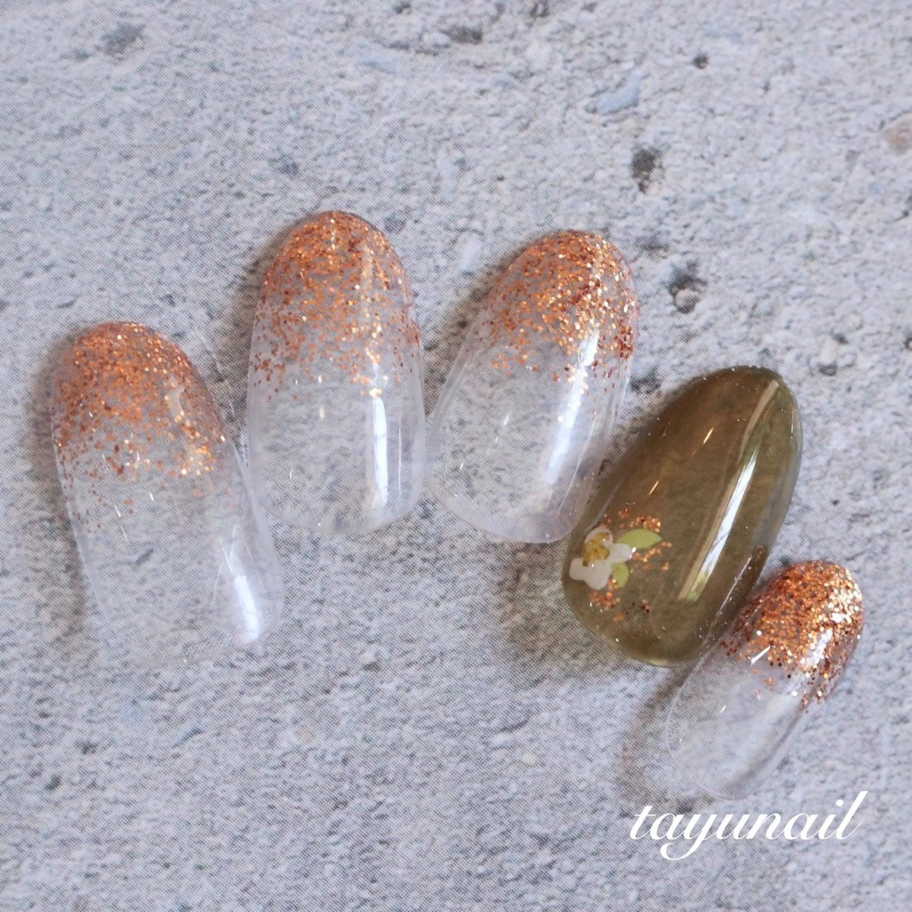 ネイル アートネイル ジェルネイル パラジェル シンプルネイル ハンドネイル ネイルサロン 【たゆnail】のネイルデザイン