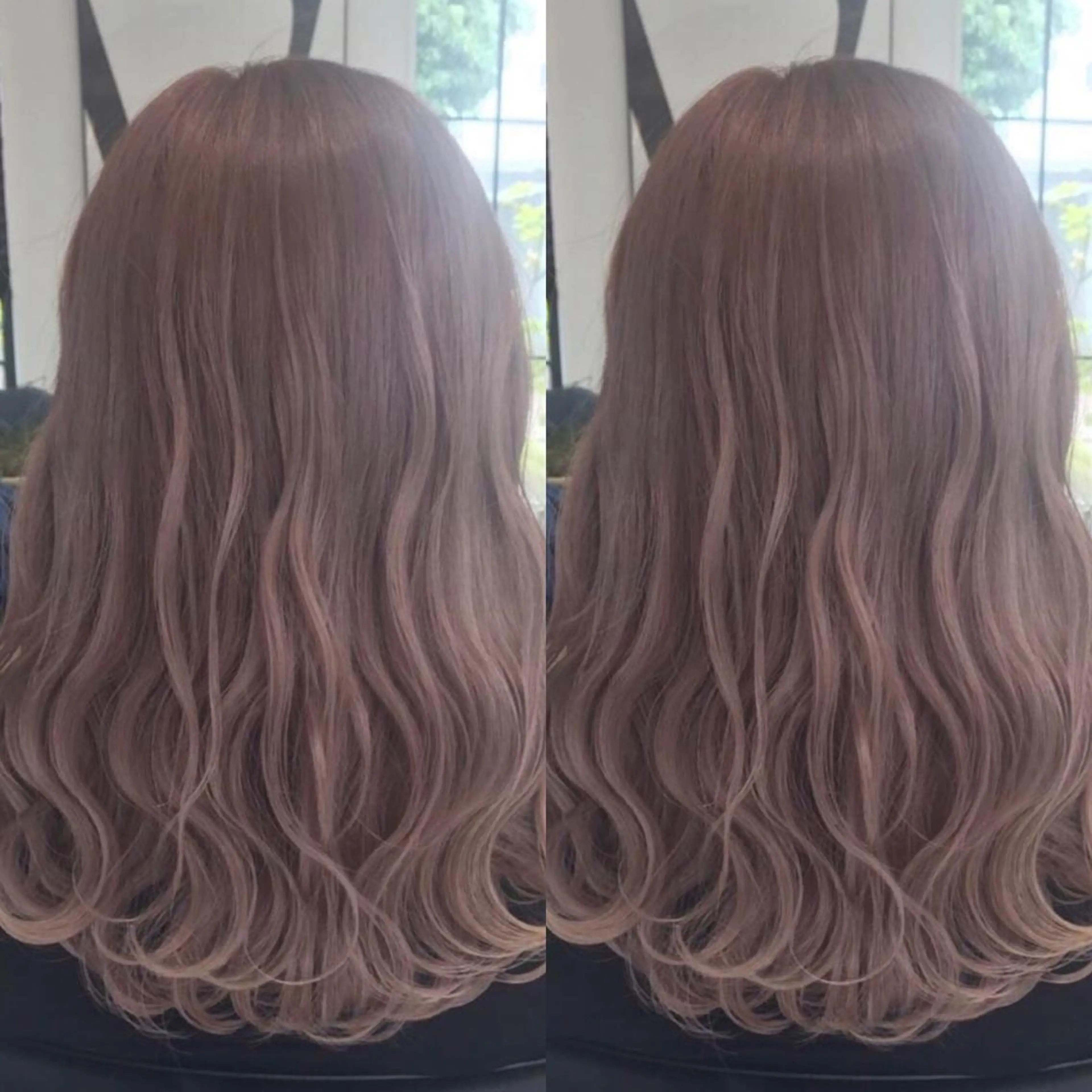 ロング カラー ヘアカラー トリートメント 荒木 依莉亜のヘアスタイル