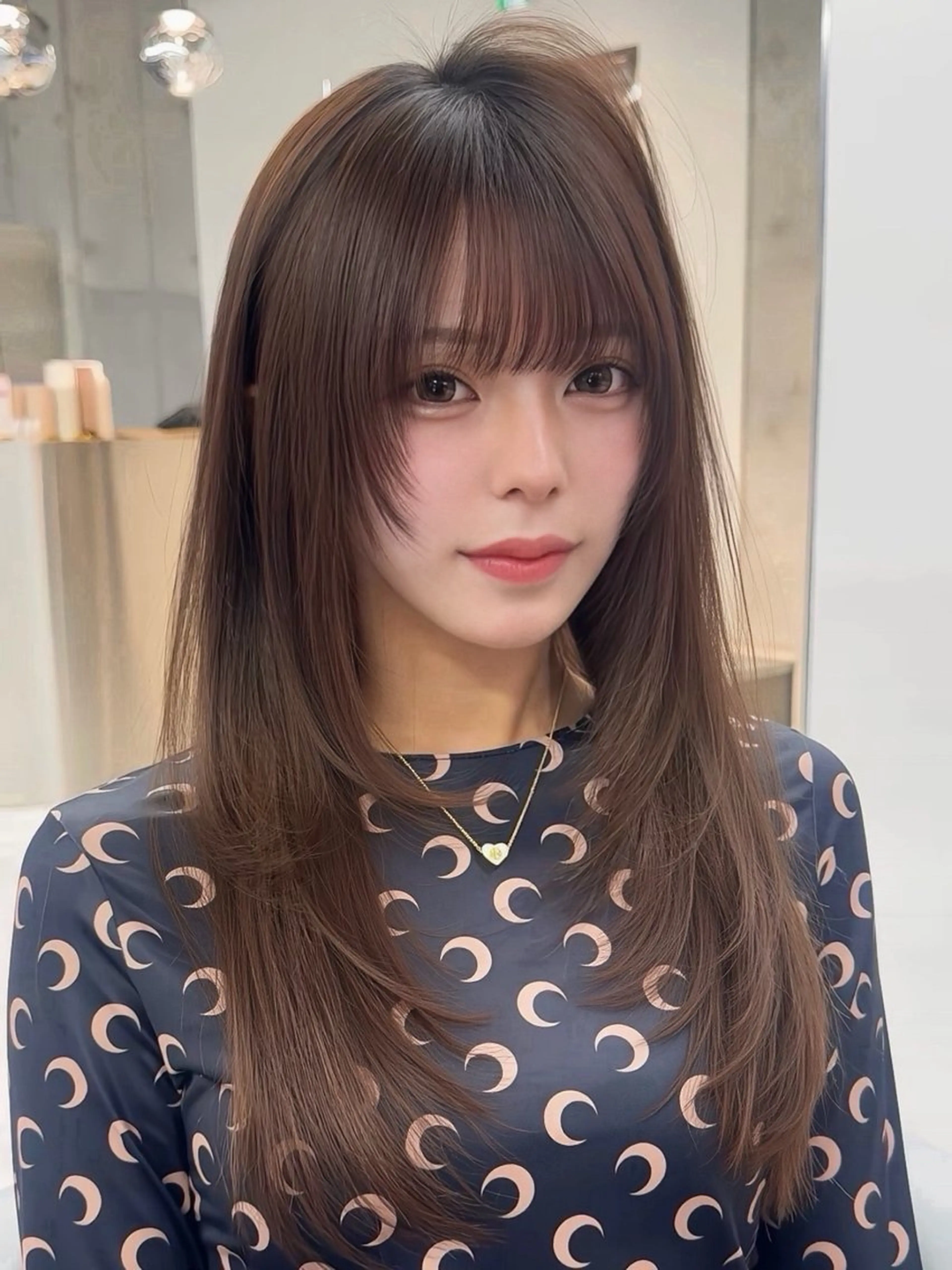 ロング カラー ヘアアレンジ ベージュカラー ブリーチ 透明感カラー ブリーチなしカラー 髪質改善 ヘアカラー トリートメント 【博多髪質改善】 吉村 清志のヘアスタイル
